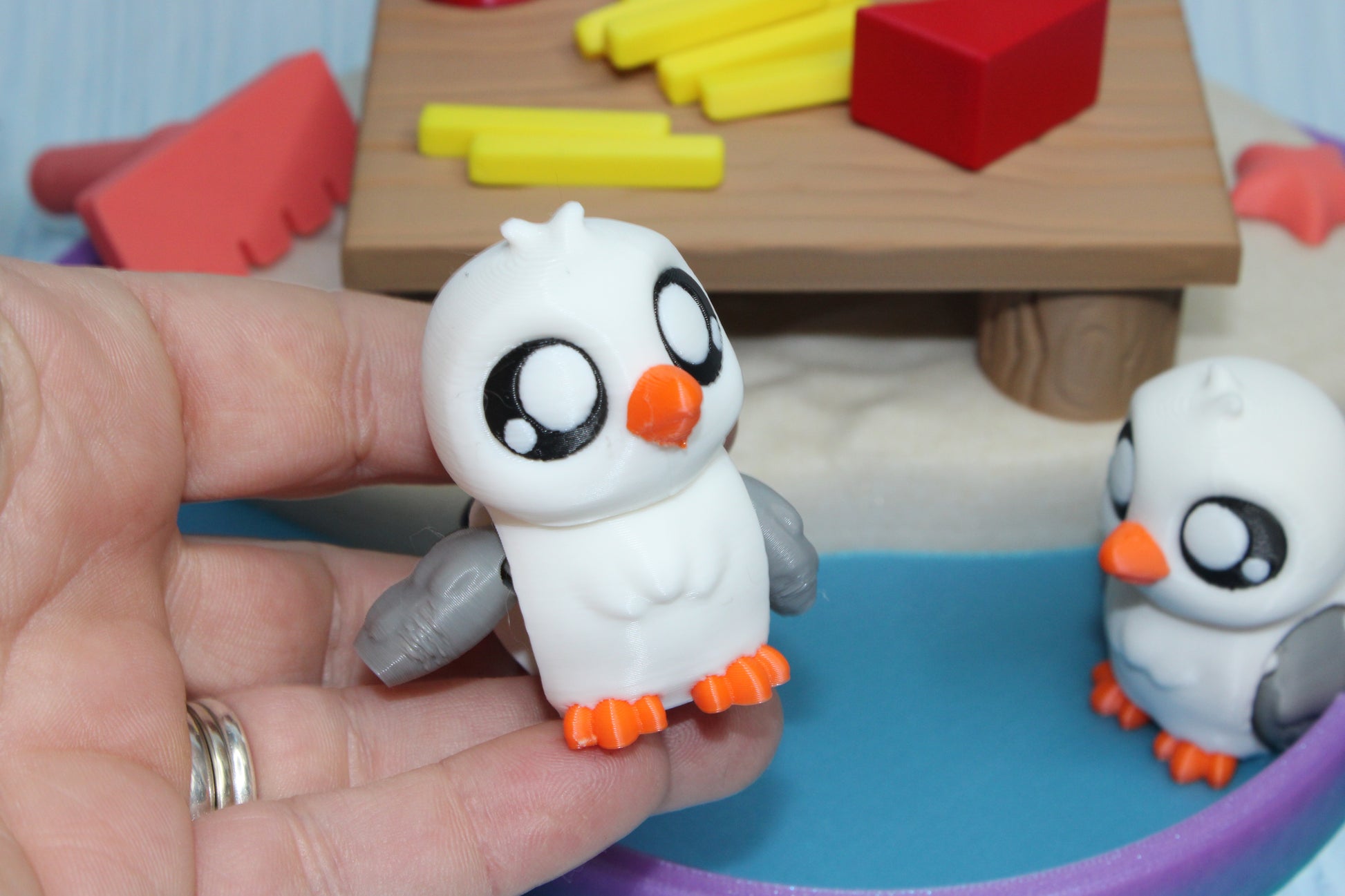 Pigeon Playset 3d printed-Everything Included - Wonderland 3D Printing 