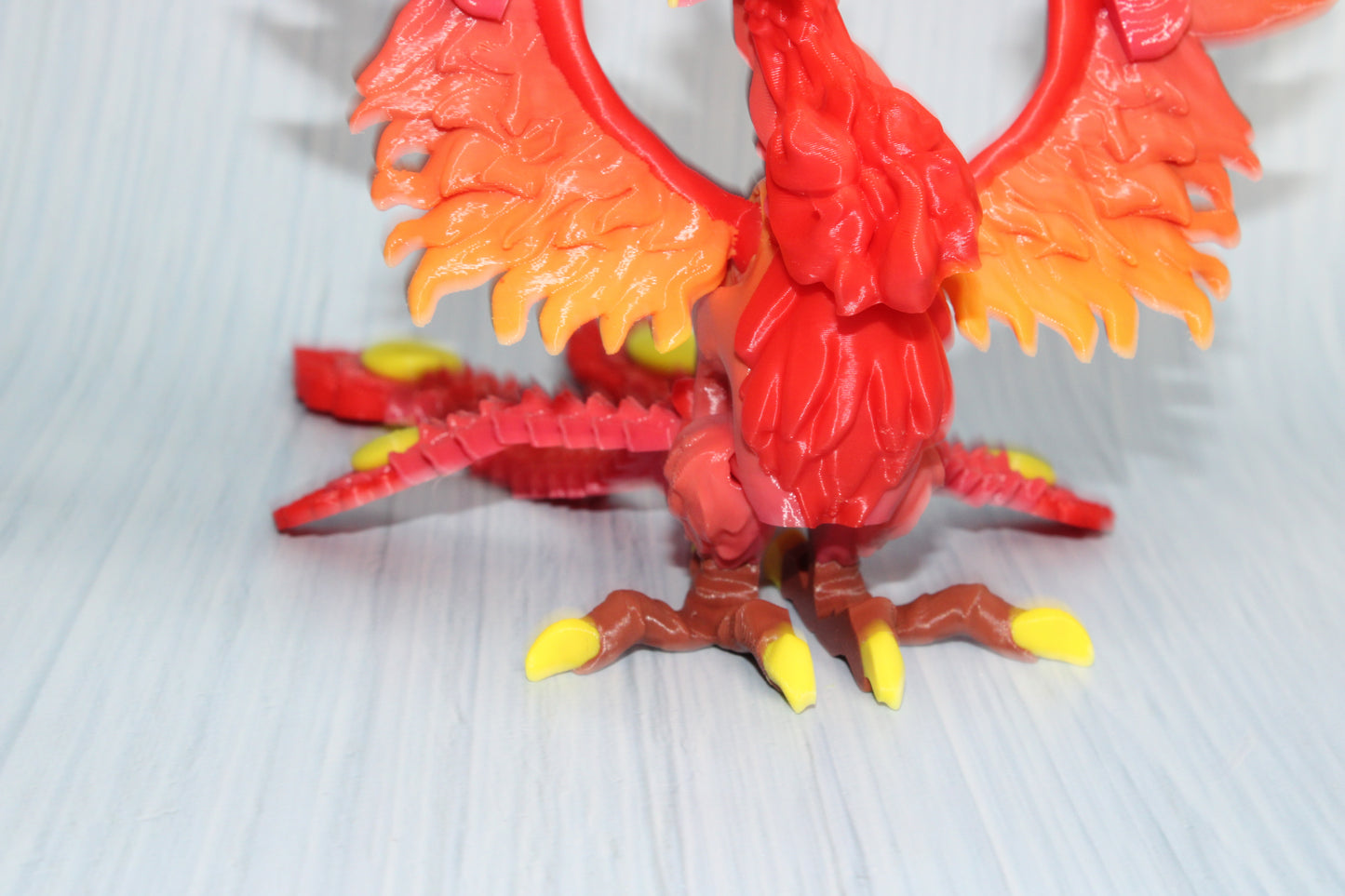 Phoenix 3d printed 6" tall - Wonderland 3D Printing 