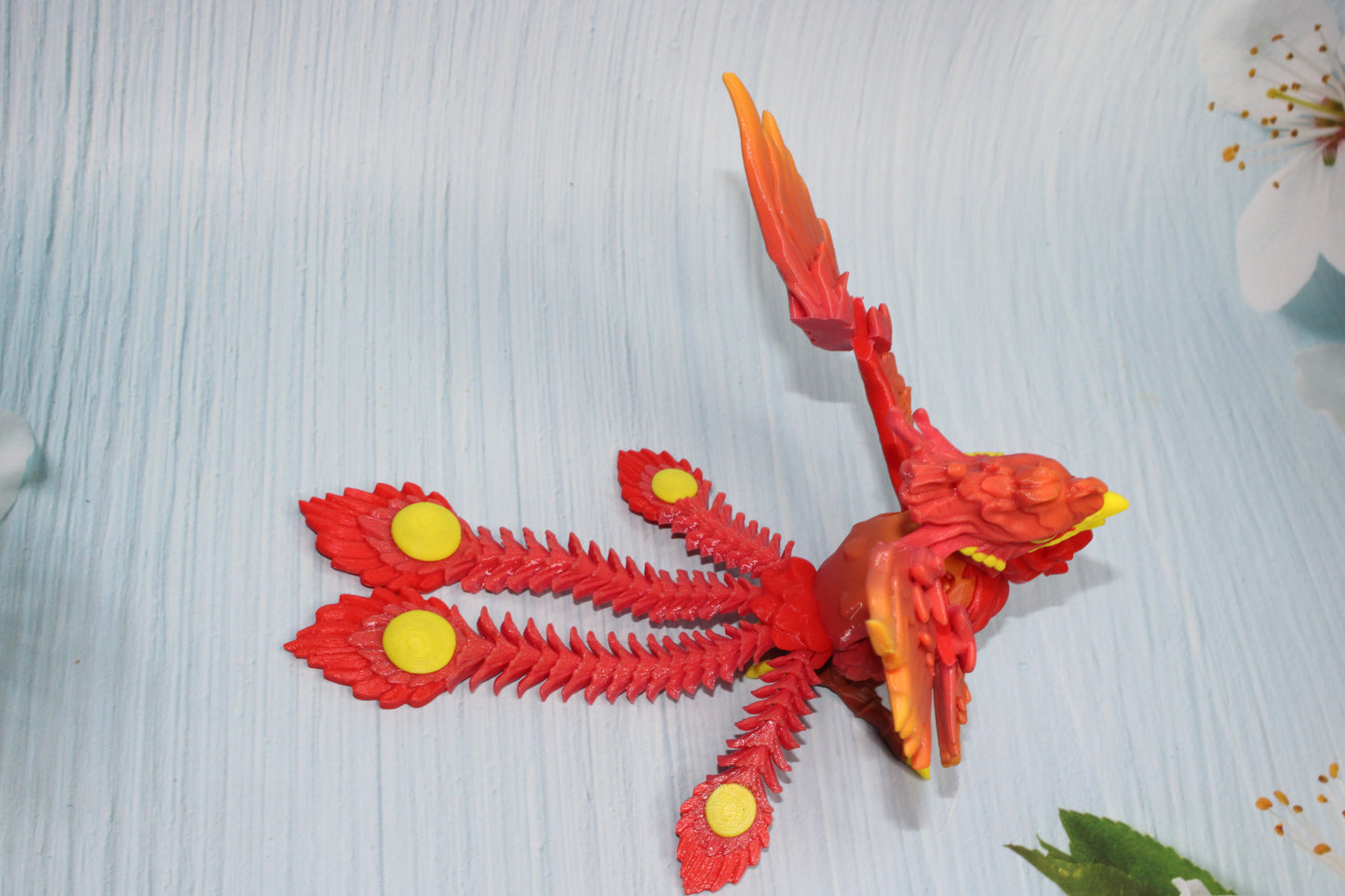 Phoenix 3d printed 6" tall - Wonderland 3D Printing 