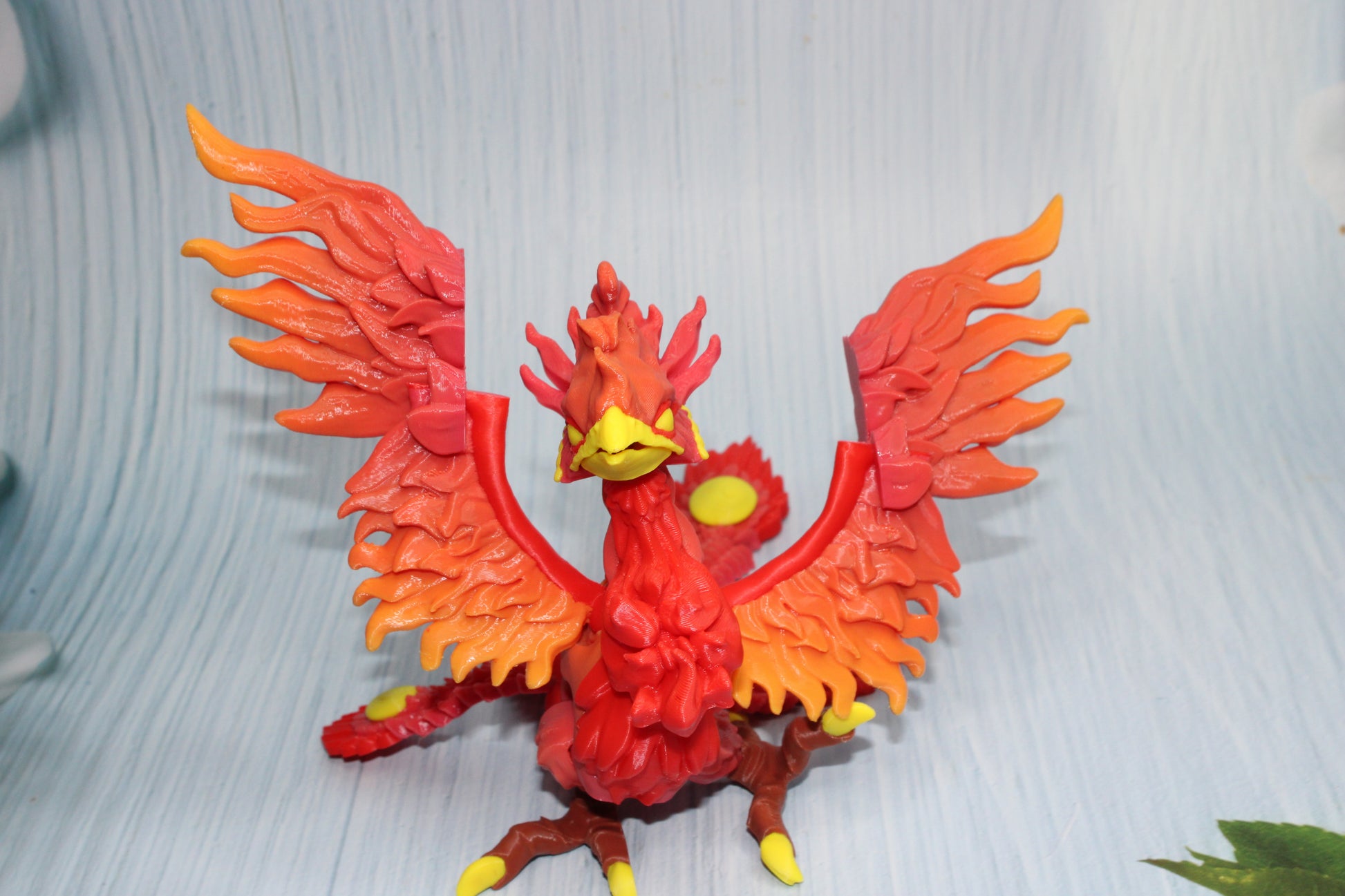 Phoenix 3d printed 6" tall - Wonderland 3D Printing 