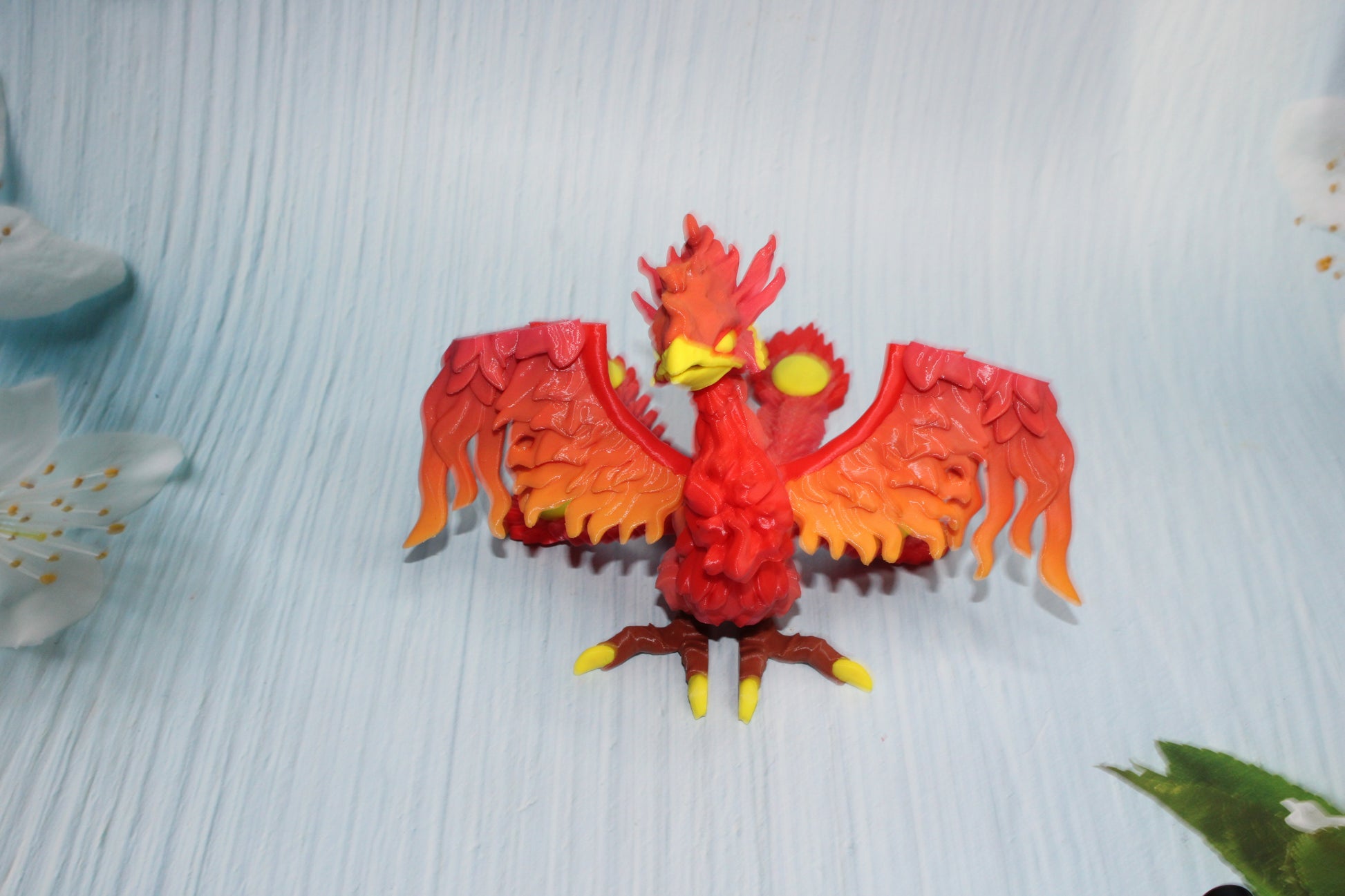 Phoenix 3d printed 6" tall - Wonderland 3D Printing 