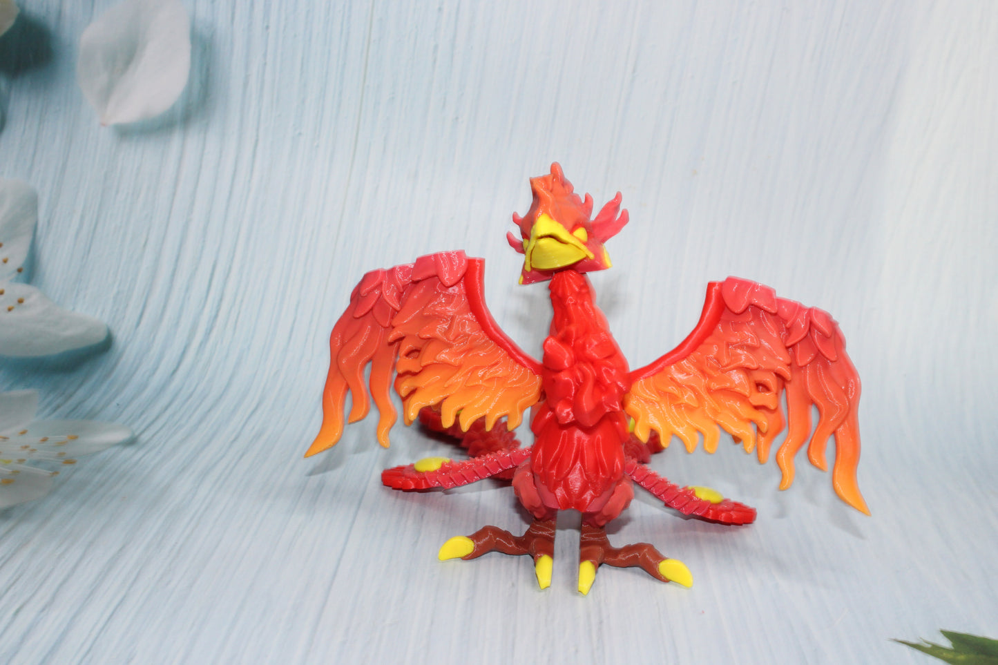 Phoenix 3d printed 6" tall - Wonderland 3D Printing 