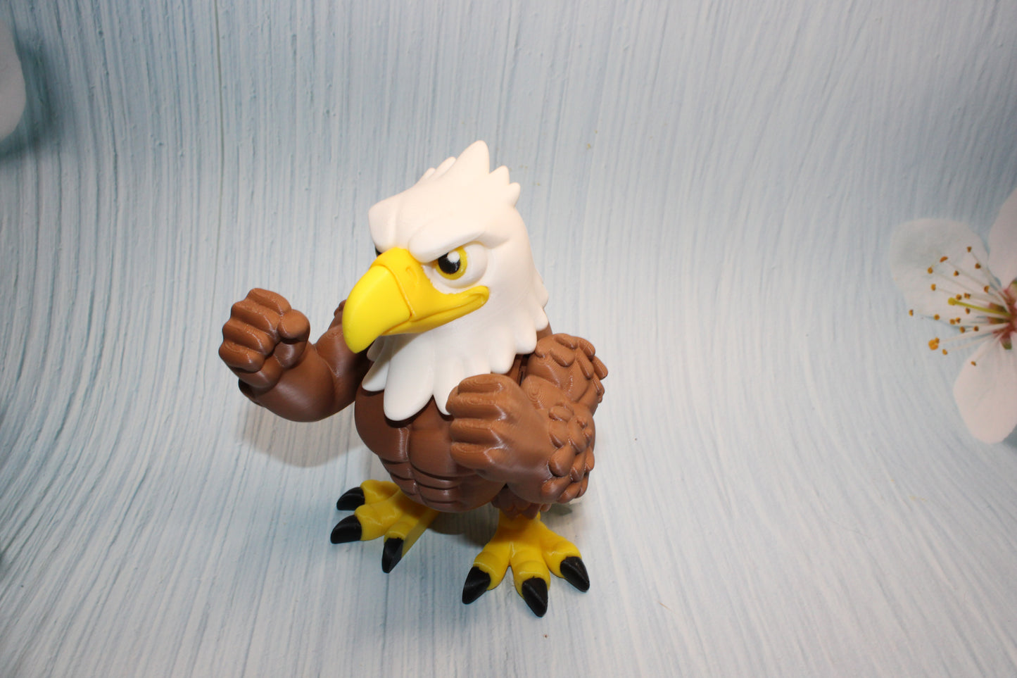 Mighty Eagle 3d printed wing or arms options- 5.5" tall - Wonderland 3D Printing 