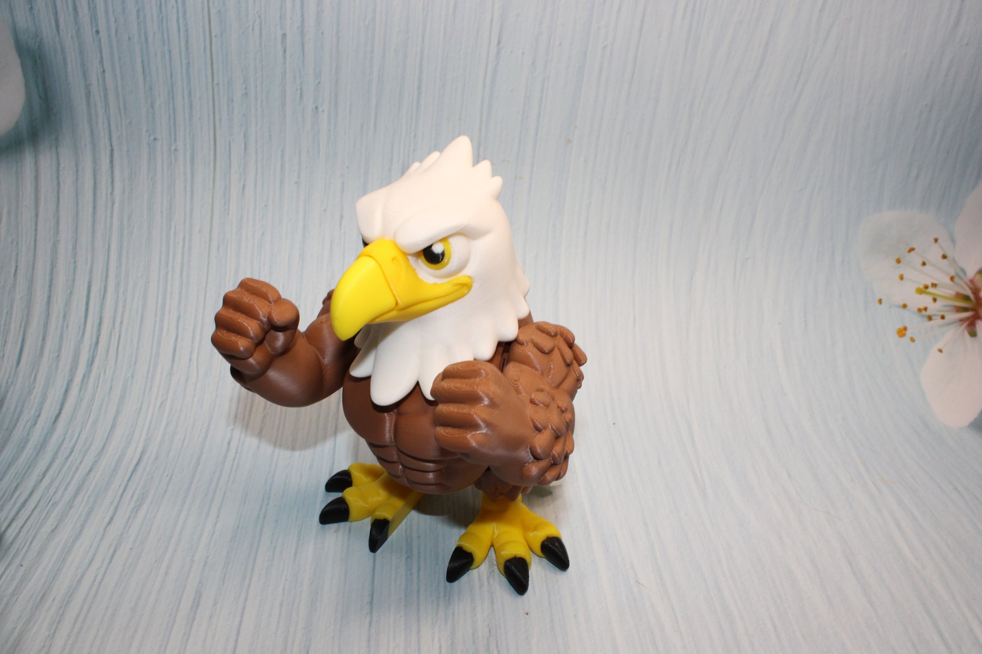 Mighty Eagle 3d printed wing or arms options- 5.5" tall - Wonderland 3D Printing 