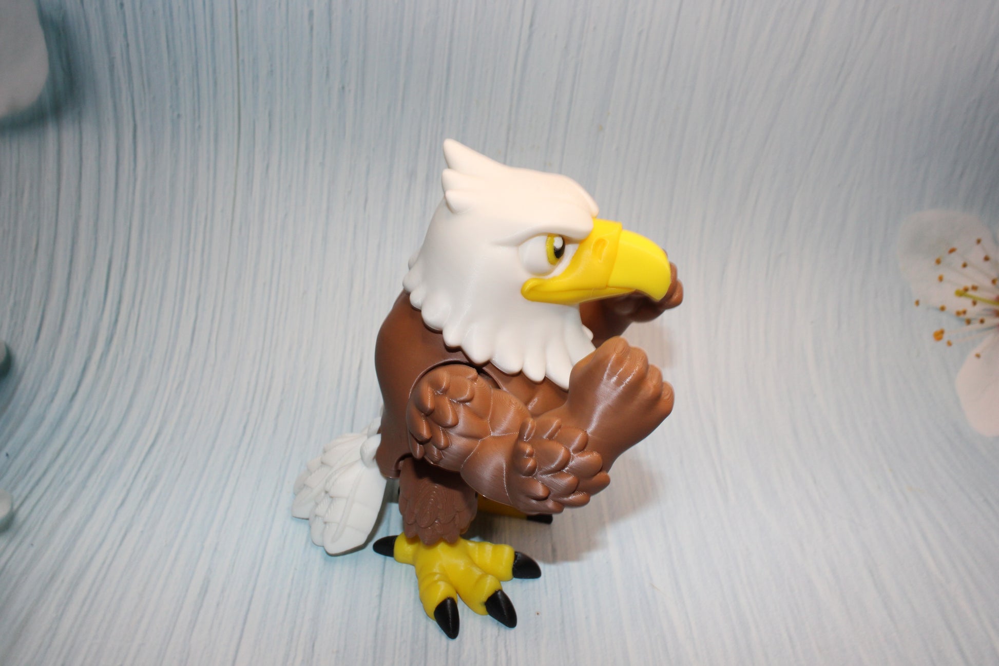 Mighty Eagle 3d printed wing or arms options- 5.5" tall - Wonderland 3D Printing 