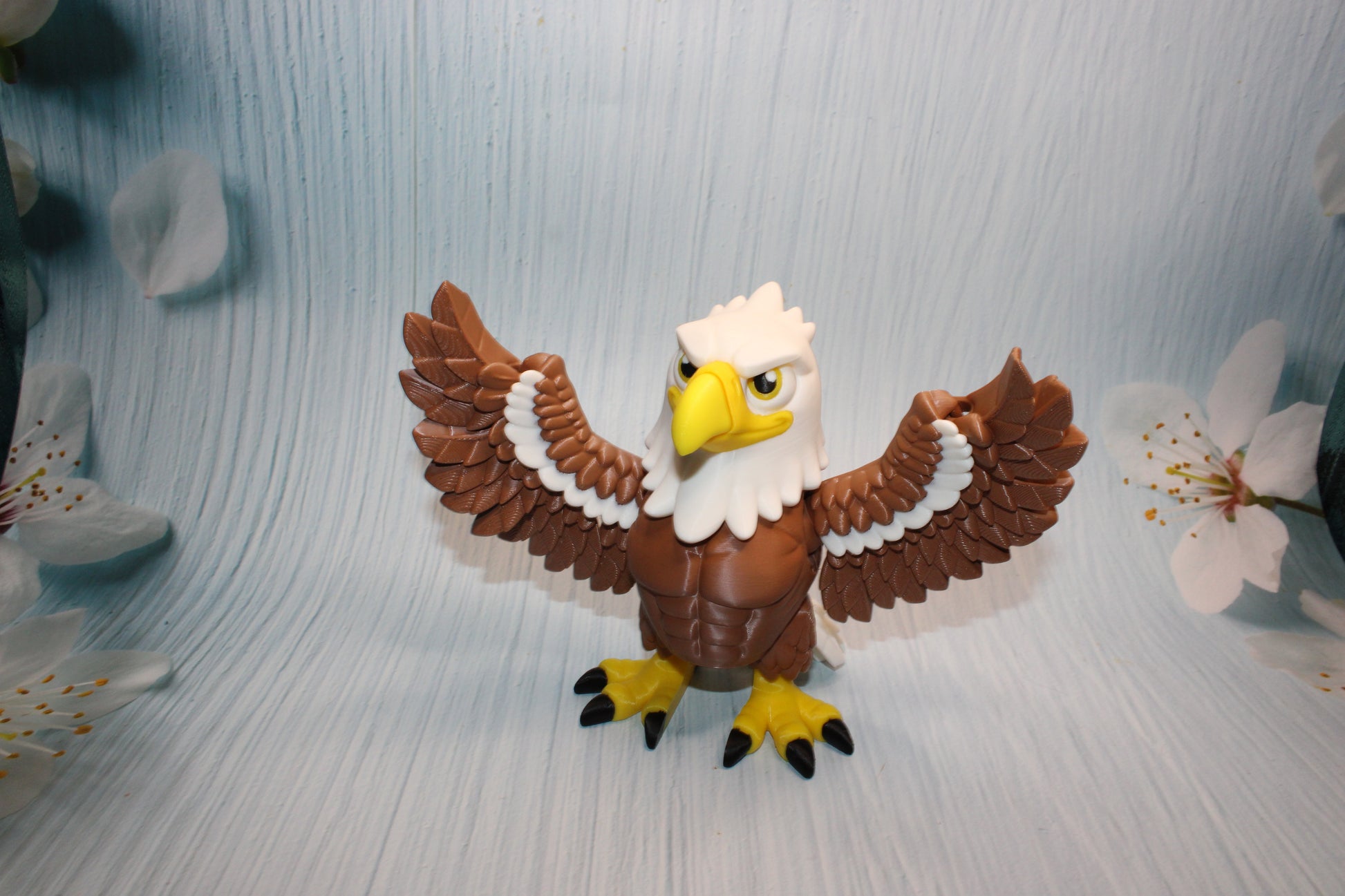 Mighty Eagle 3d printed wing or arms options- 5.5" tall - Wonderland 3D Printing 