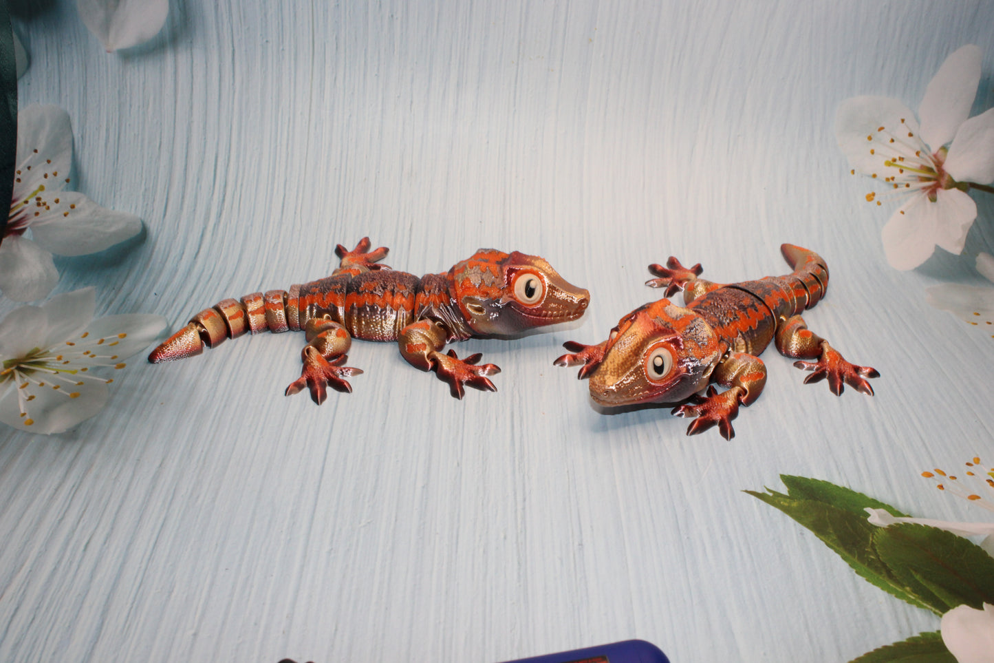 Gargoyle Gecko 3d printed 9" Long - Wonderland 3D Printing 