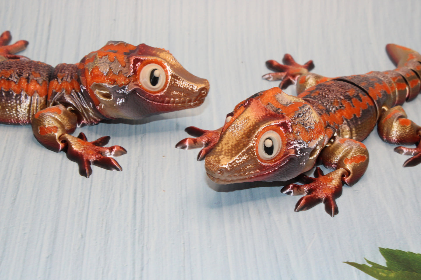 Gargoyle Gecko 3d printed 9" Long - Wonderland 3D Printing 
