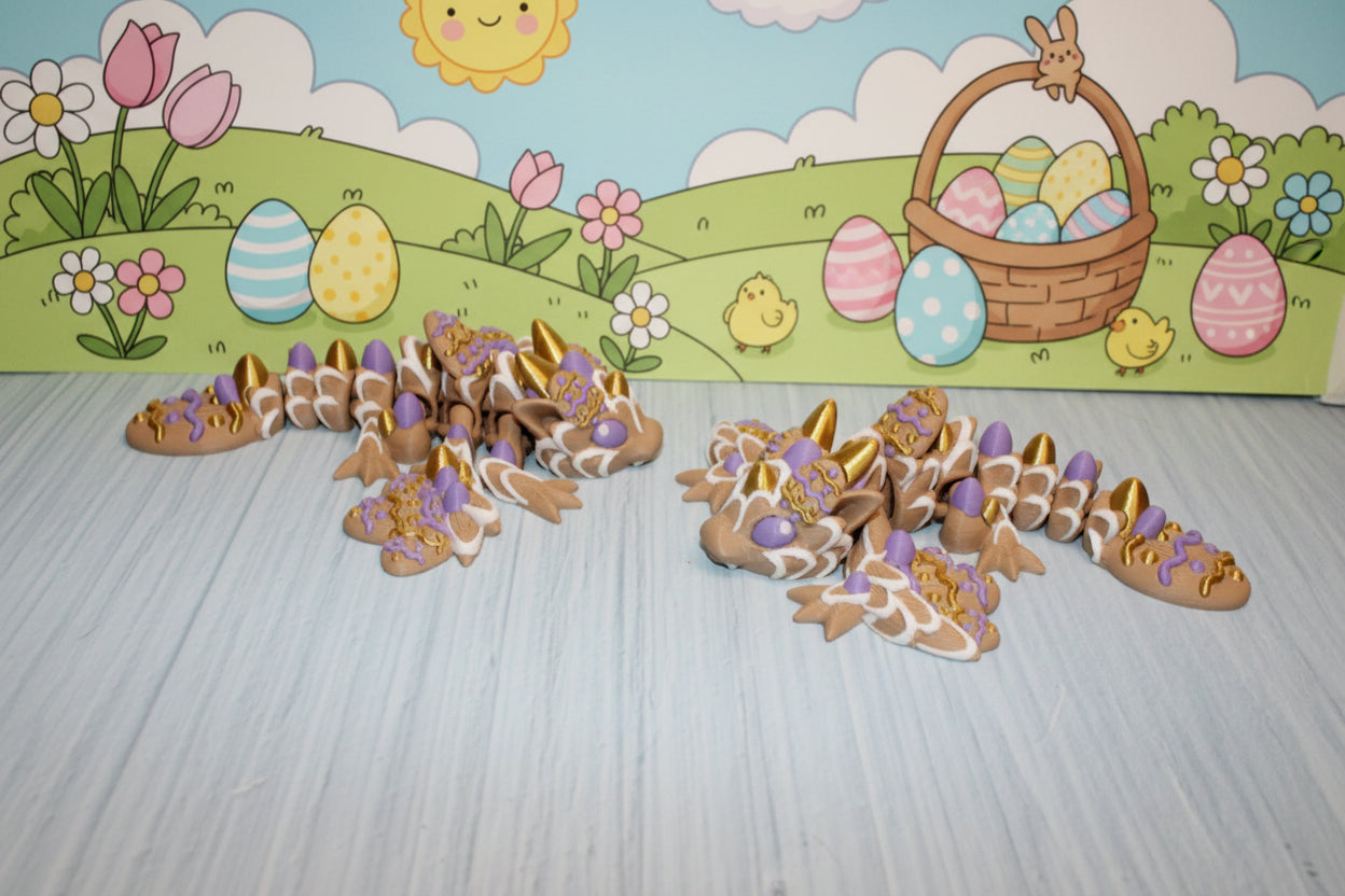 Easter Mini Wyvern or Dragon 5" - Wonderland 3D Printing 