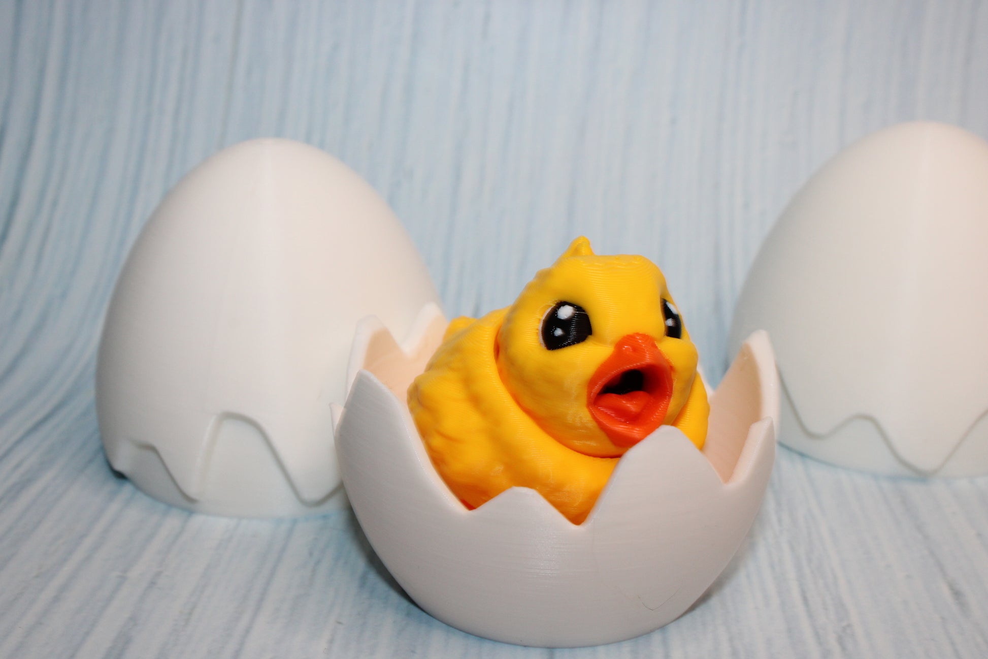 Baby Chick with Egg - Wonderland 3D Printing 