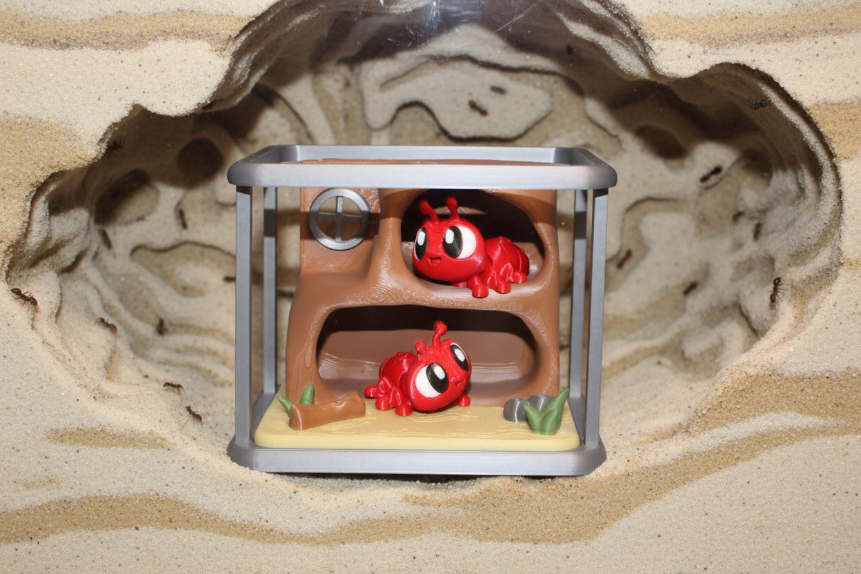 Ant Farm 3d printed playset - Wonderland 3D Printing 