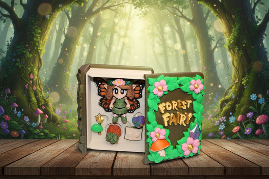 Fairy Book Container- Everything Included!! - Wonderland 3D Printing 