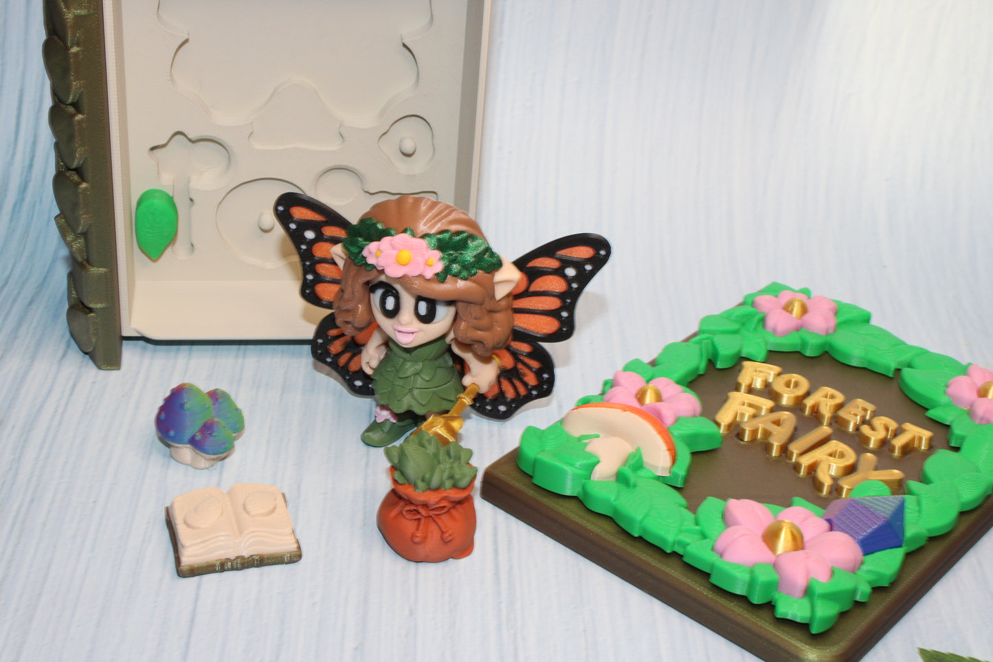 Fairy Book Container- Everything Included!! - Wonderland 3D Printing 