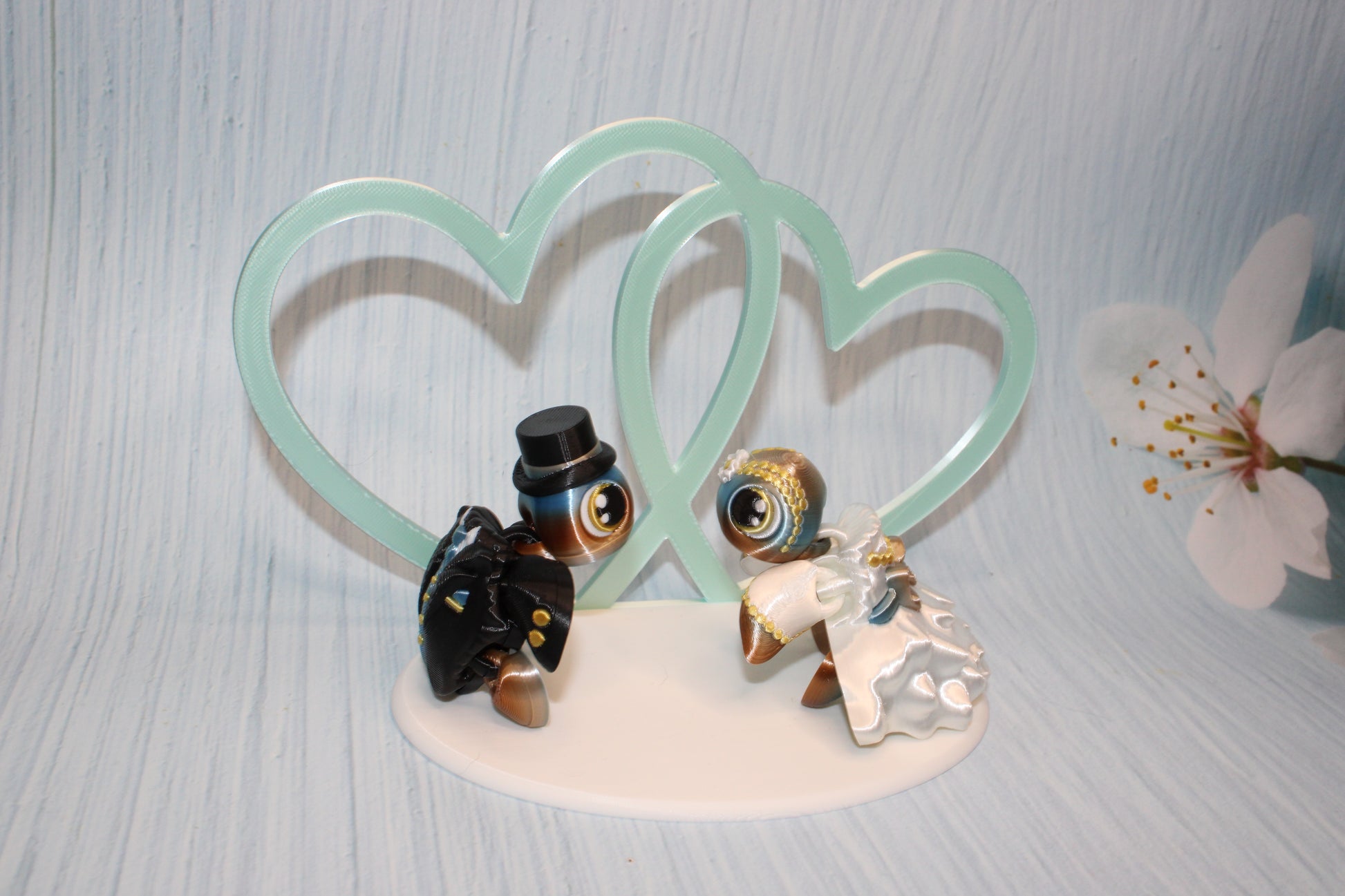 Bunny set 3d printed 2.25" - Wonderland 3D Printing 