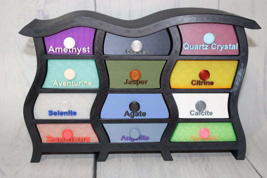 Crystal Keeper Wardrobe 3D Printed with working drawers -Customizable - Wonderland 3D Printing 