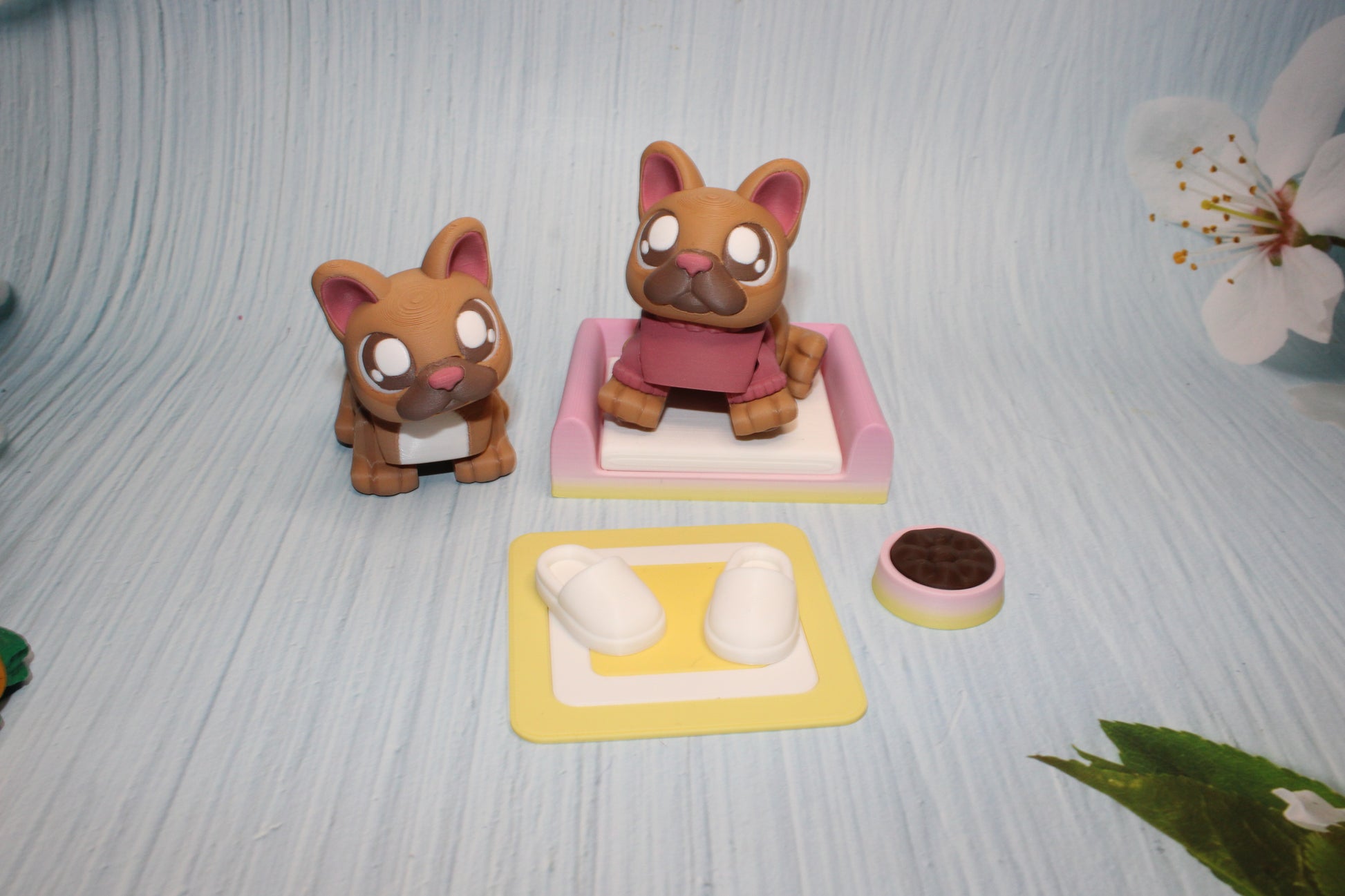 Bunny set 3d printed 2.25" - Wonderland 3D Printing 