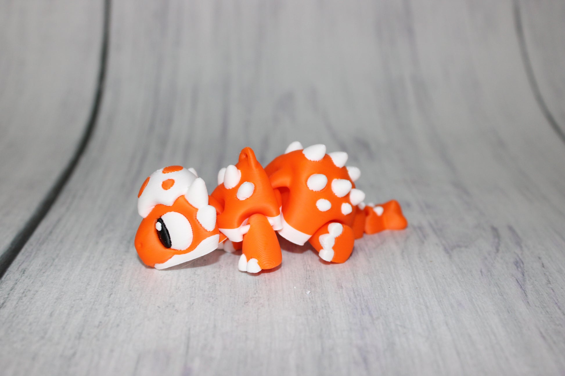 Mini Dinosaurs 3 inches long-3D Printed Articulated Figurine Fidget Toy-Bag Charm Options - Wonderland 3D Printing 