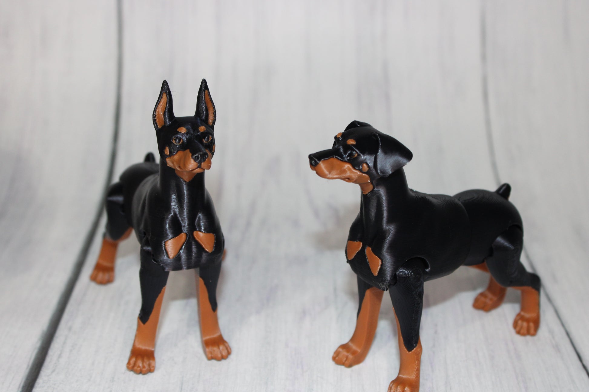 Rottweiler or Doberman Dog- 3D Printed Articulated Figurine - Wonderland 3D Printing 