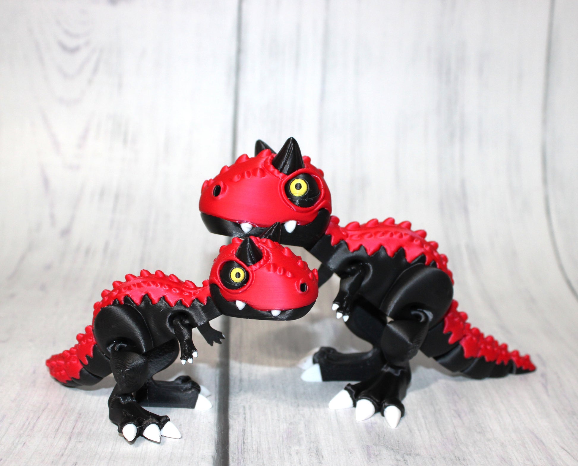 Carnosaurs 3d Printed Articulated Flexi Fidget Figurine - Wonderland 3D Printing 