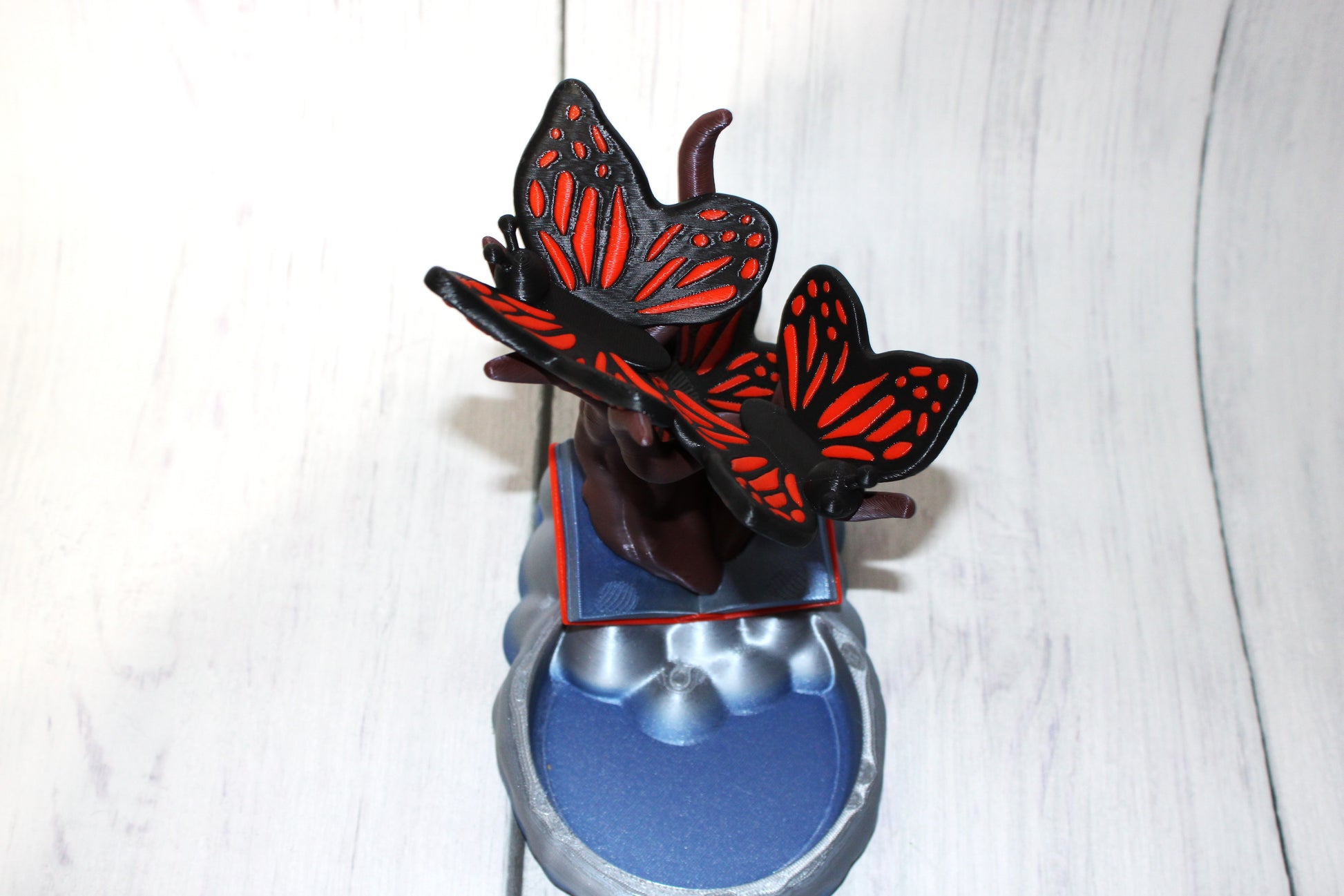 Butterfly and Books Dice Tower or Jewelry Holder 3d Printed - Wonderland 3D Printing 