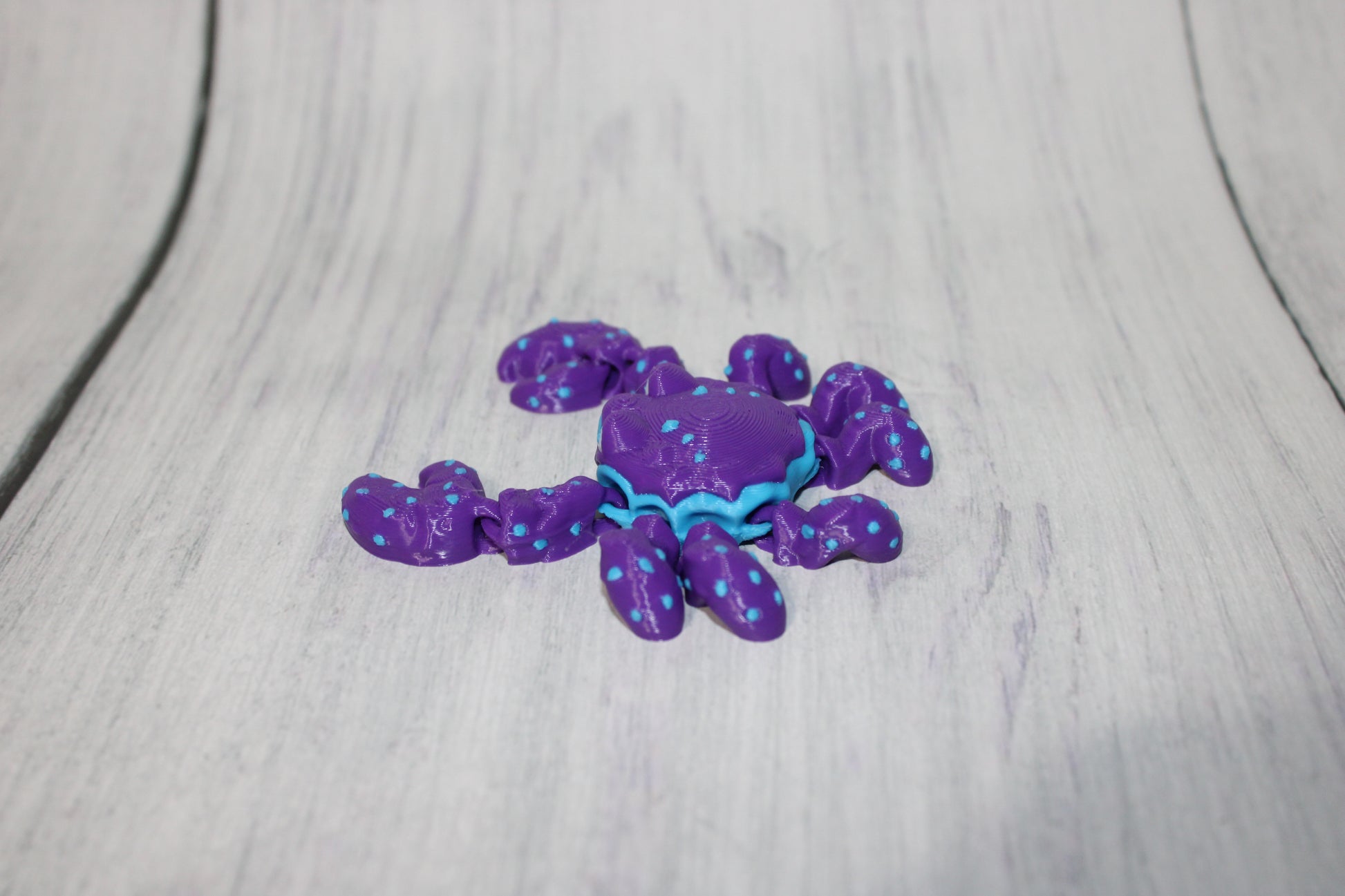 Alligator 3.75 in long and Crab 3 inches-Articulated 3d Printed Figurine - Wonderland 3D Printing 