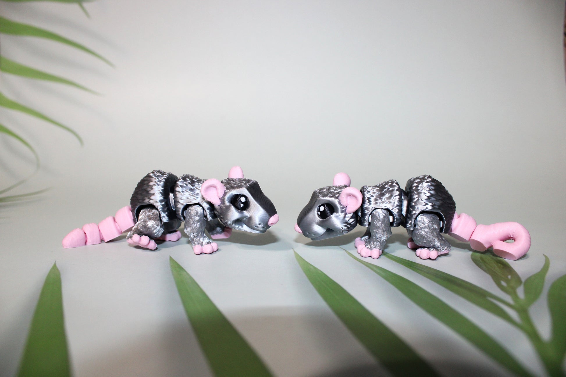 Mini Rat 3D Printed Articulated Figurine - Wonderland 3D Printing 