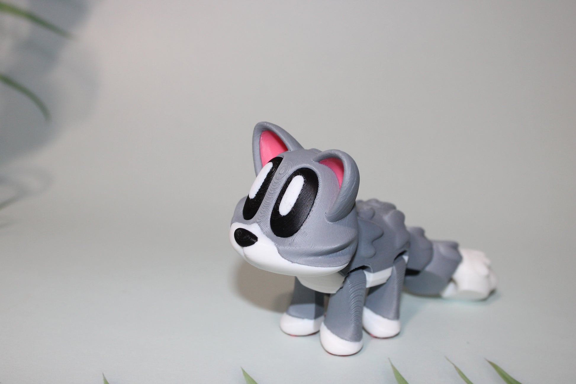 Cat or Bunny Flexi Blob 3D Printed Flexi Articulated Figurines - Wonderland 3D Printing 