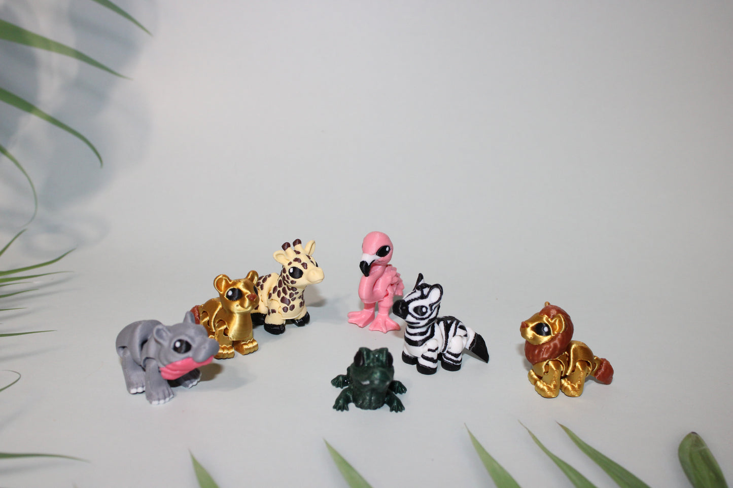 2 inch Safari Hatchlings 3D Printed Articulated Figurine - Wonderland 3D Printing 