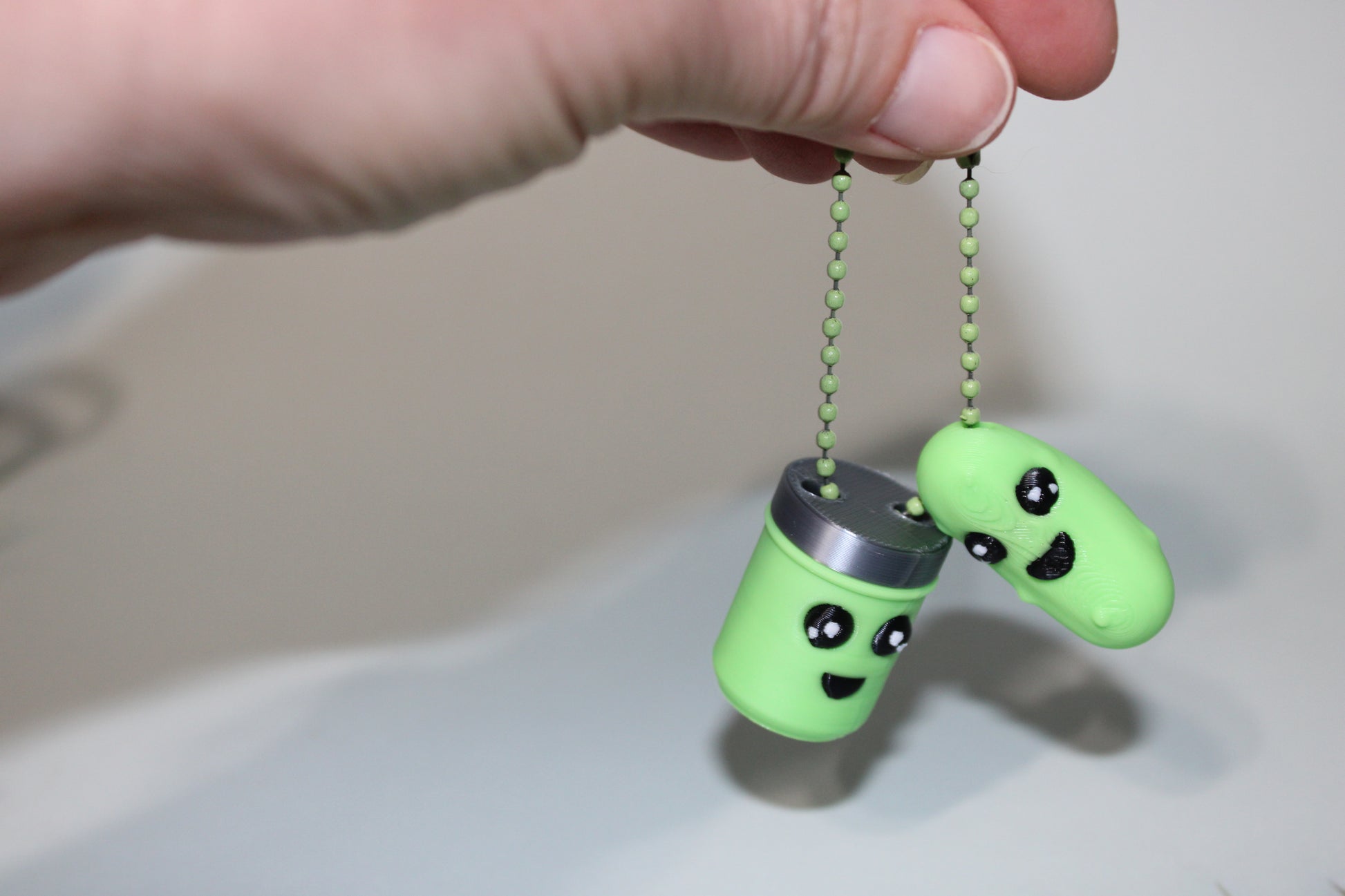 Pickle Turtle 3 inches Long Articulated 3d Printed Figurine - Wonderland 3D Printing 