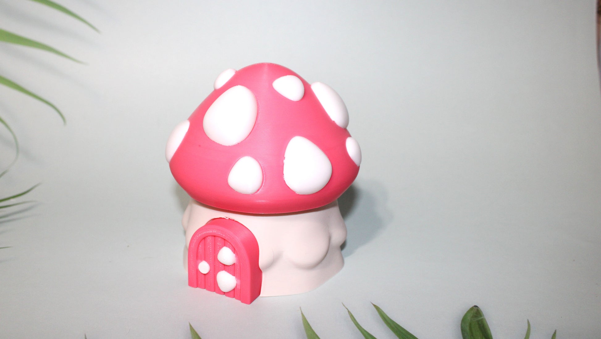 Mushroom Dragon with Egg: 4 inches Long 3D Printed Articulated Flexi Fidget - Wonderland 3D Printing 