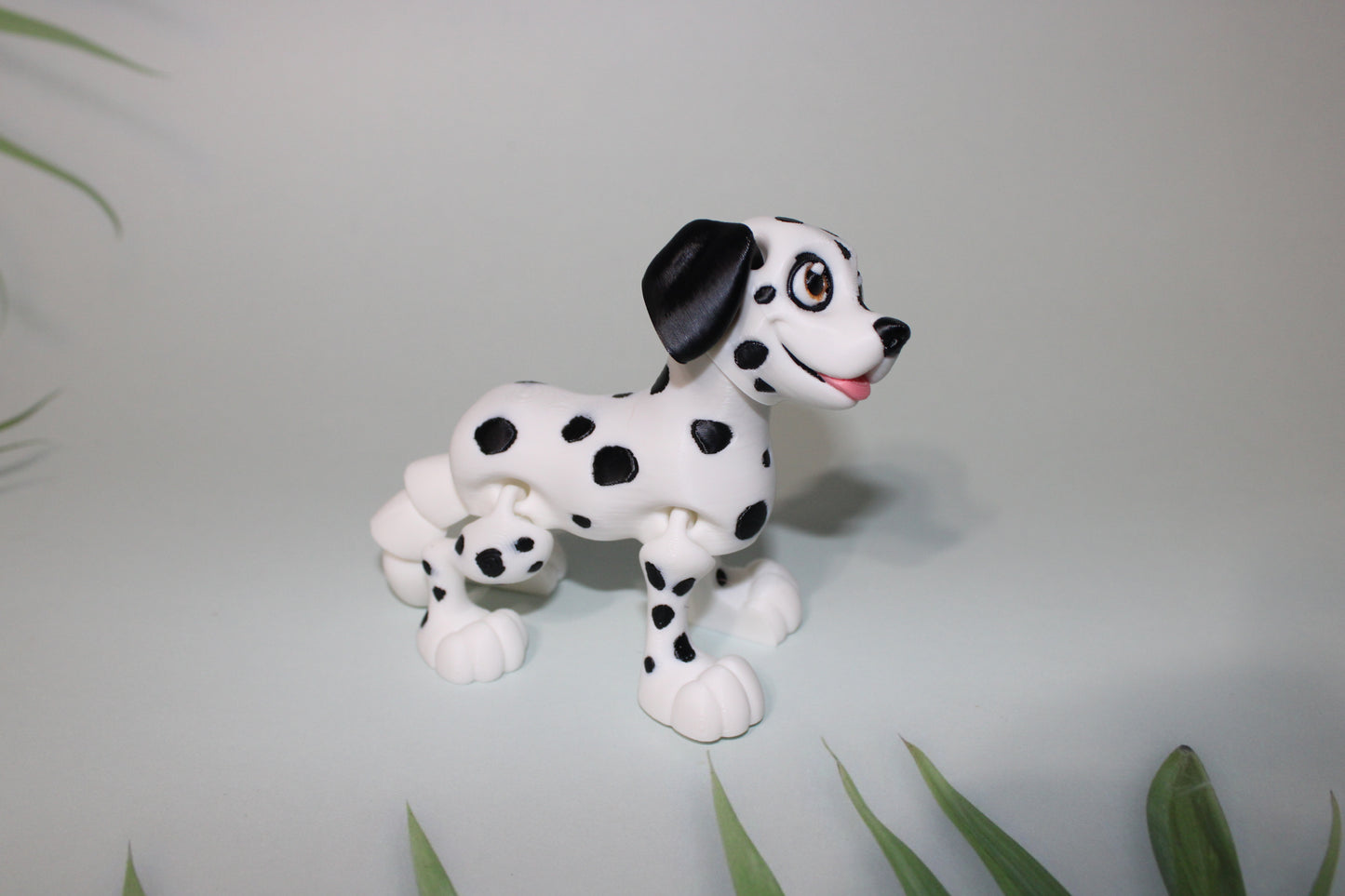Dalmation 3D Printed Articulated Figurine Fidget Toy - Wonderland 3D Printing 