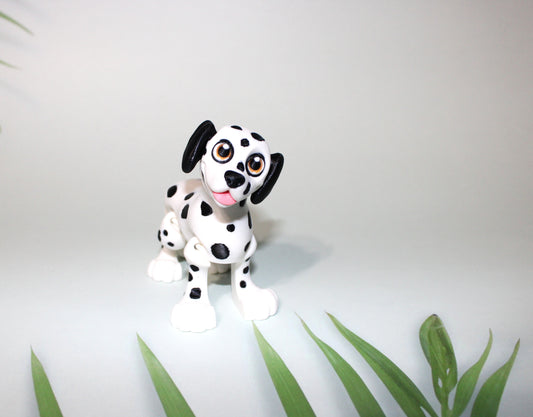 Dalmation 3D Printed Articulated Figurine Fidget Toy - Wonderland 3D Printing 
