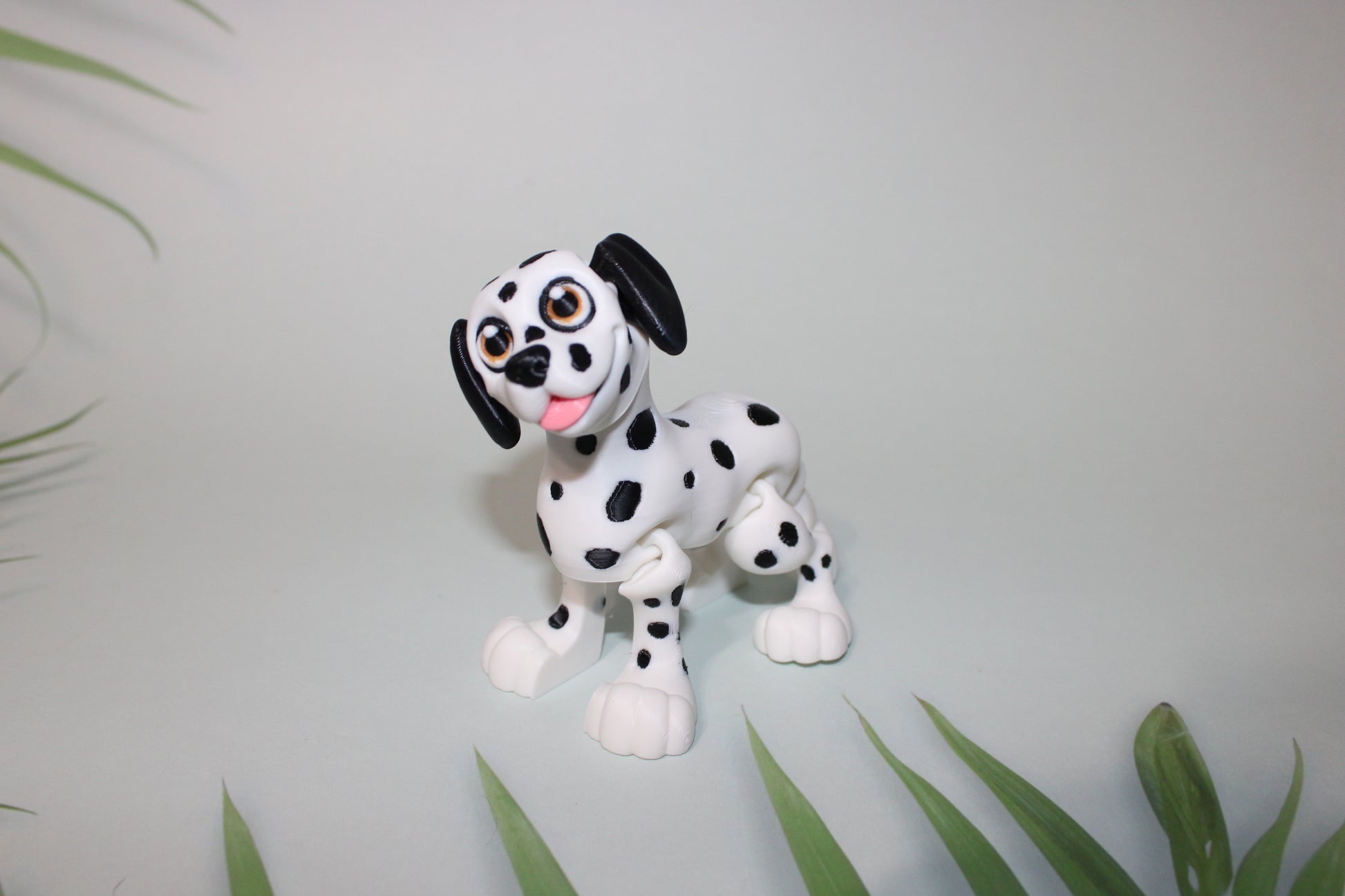 Dalmation 3D Printed Articulated Figurine Fidget Toy - Wonderland 3D Printing 
