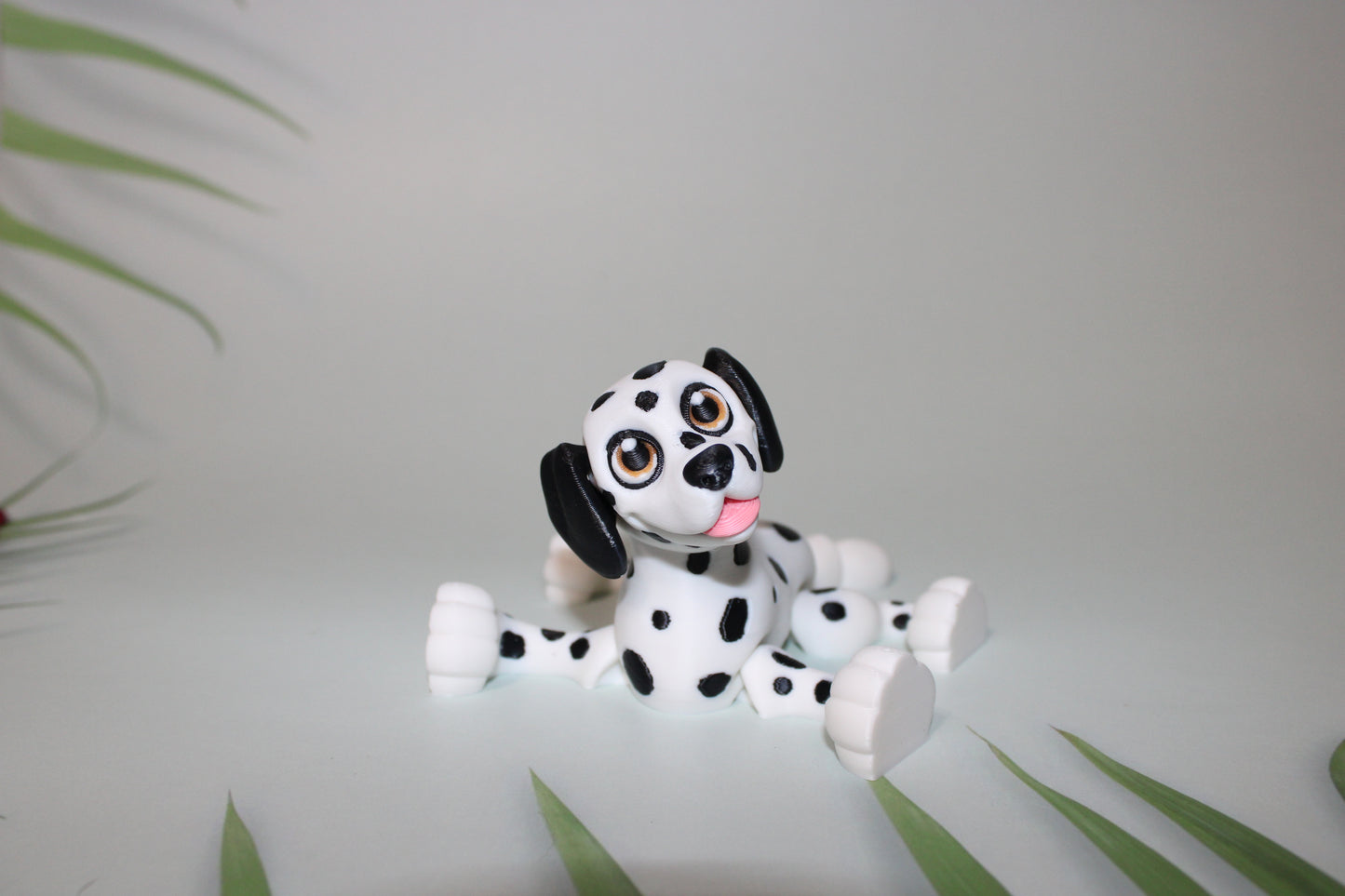 Dalmation 3D Printed Articulated Figurine Fidget Toy - Wonderland 3D Printing 