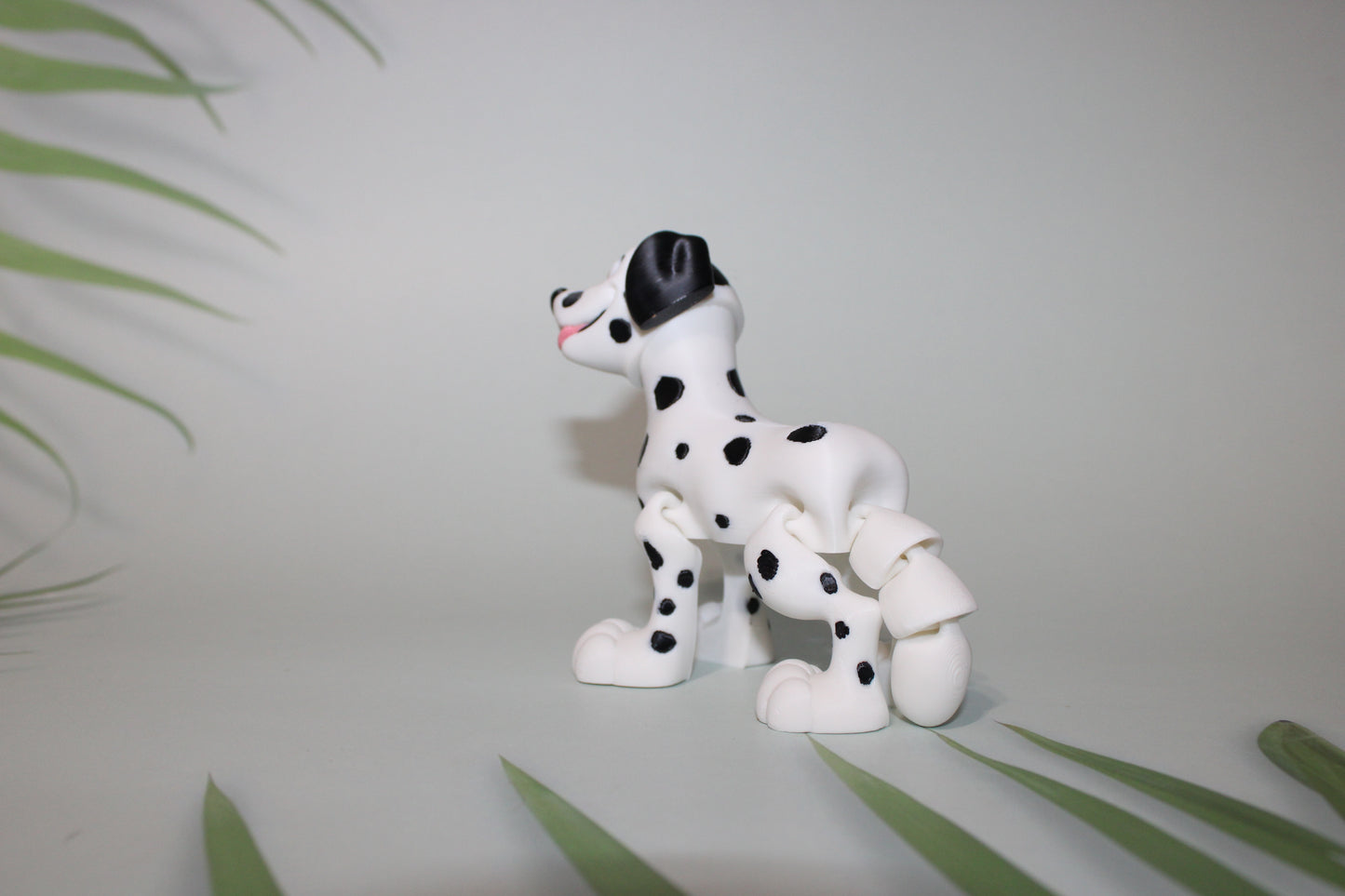 Dalmation 3D Printed Articulated Figurine Fidget Toy - Wonderland 3D Printing 