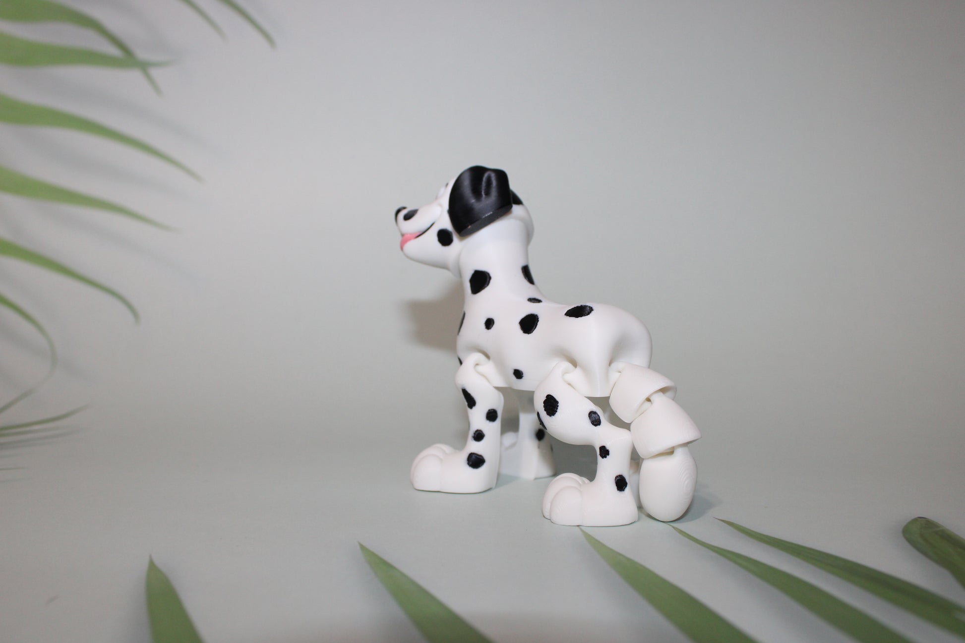 Dalmation 3D Printed Articulated Figurine Fidget Toy - Wonderland 3D Printing 