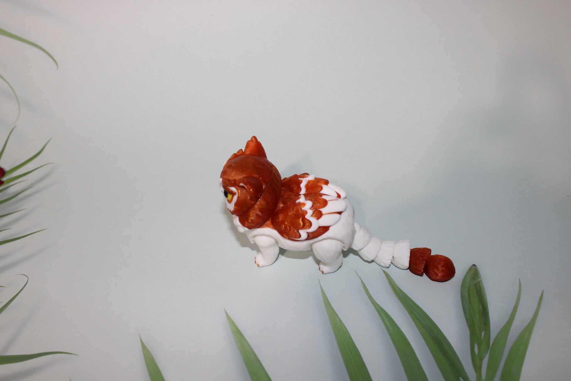 CatOwl 5.5 inches Long-3D Printed  Articulated Flexi Figurines - Wonderland 3D Printing 