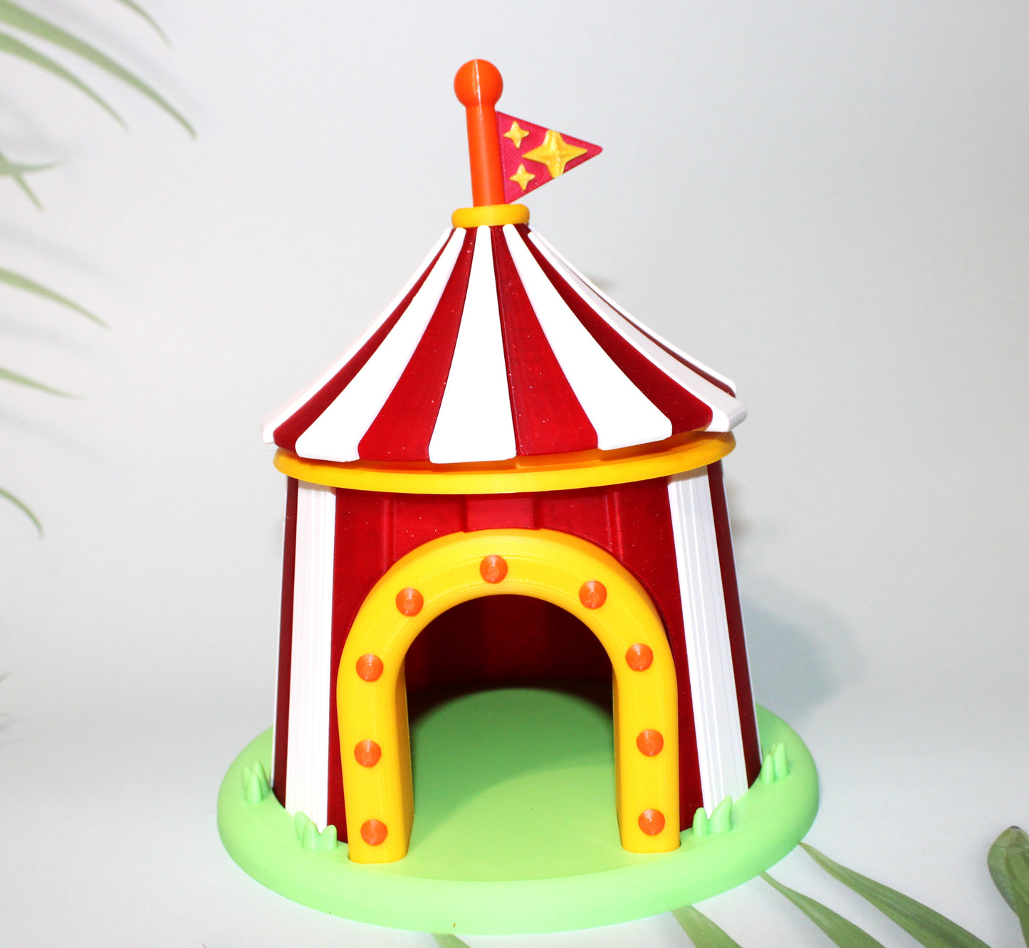Circus With 3 Elephants and a Clicker-3D Printed Articulated Flexi Fidget - Wonderland 3D Printing 