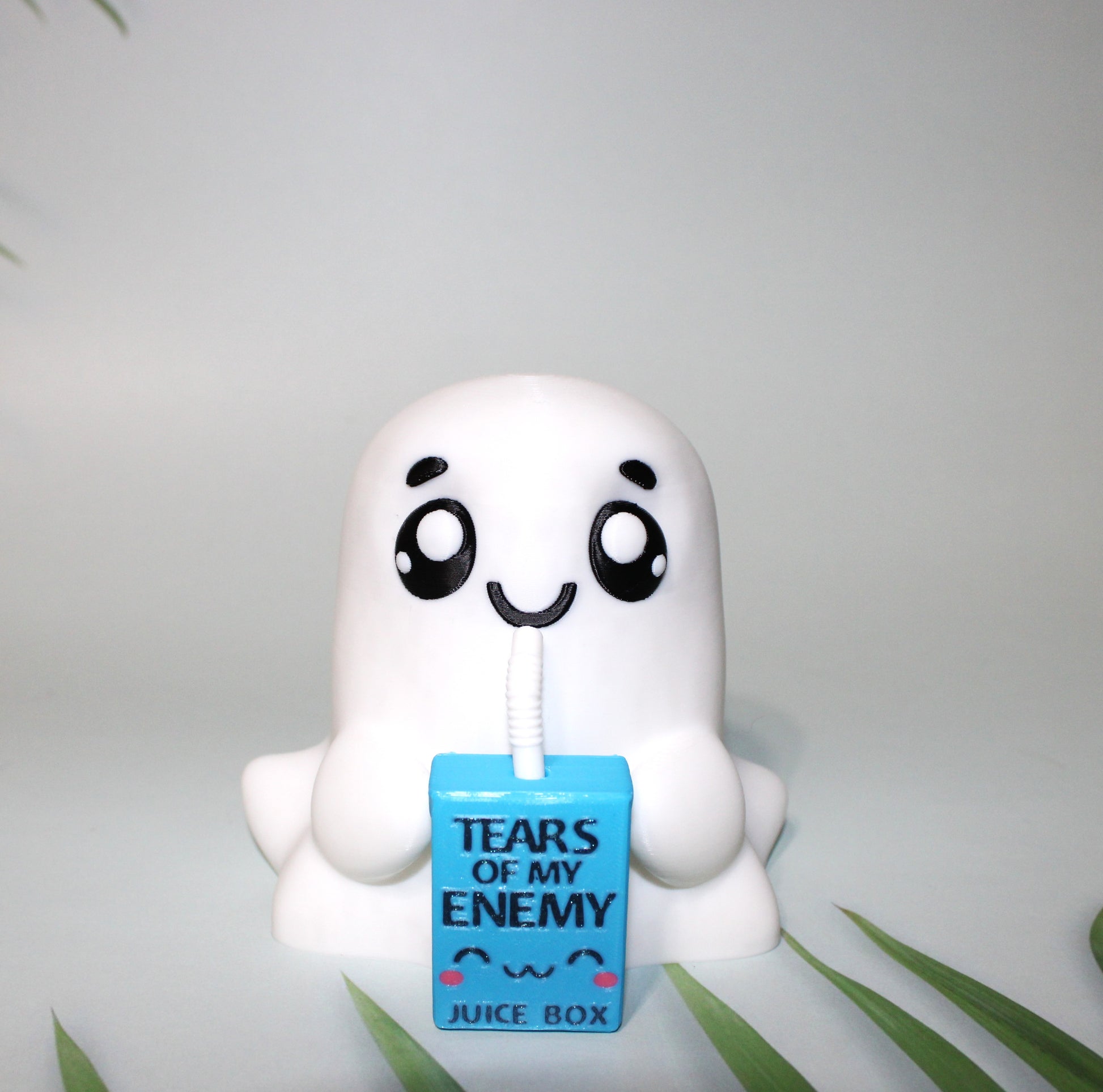 Cutie Ghost 4 inches Tall-Full Color 3D Printed Figurine Toy - Wonderland 3D Printing 