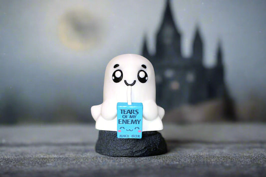 Cutie Ghost 4 inches Tall-Full Color 3D Printed Figurine Toy - Wonderland 3D Printing 