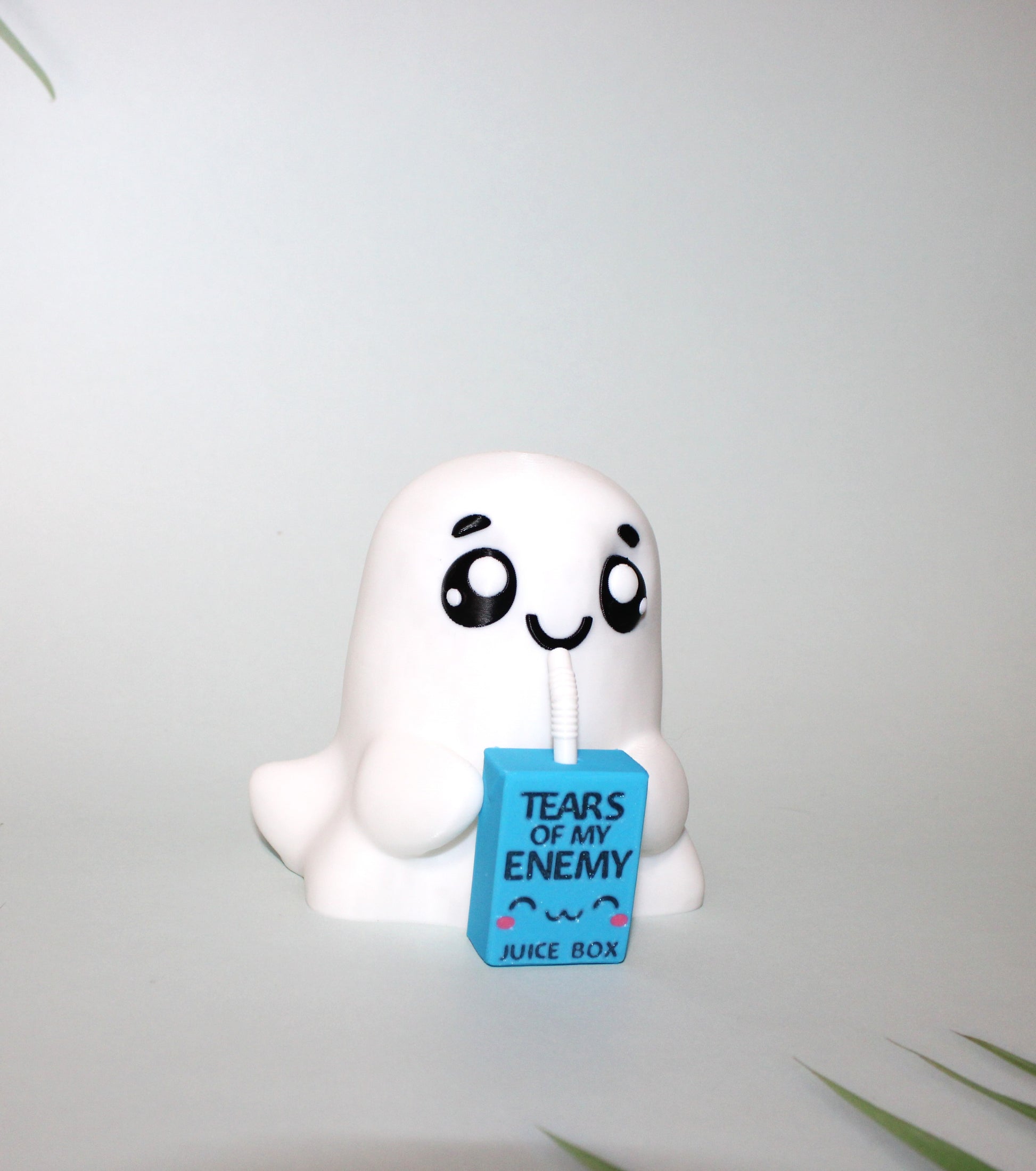 Cutie Ghost 4 inches Tall-Full Color 3D Printed Figurine Toy - Wonderland 3D Printing 