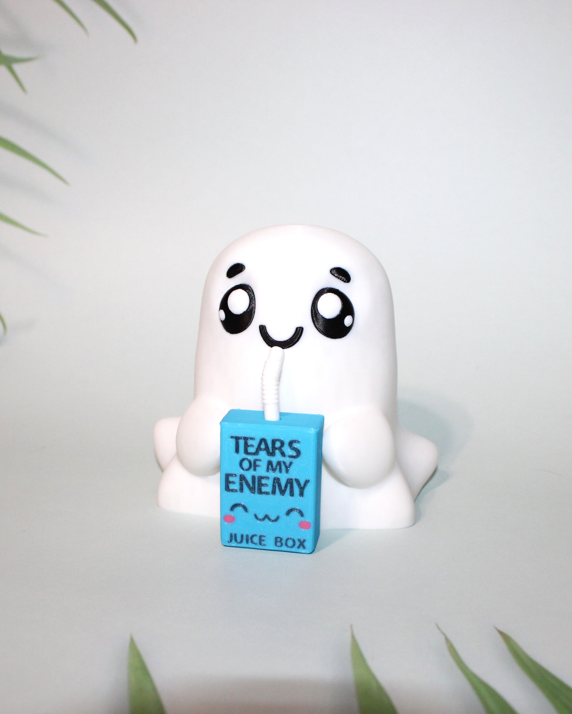 Cutie Ghost 4 inches Tall-Full Color 3D Printed Figurine Toy - Wonderland 3D Printing 