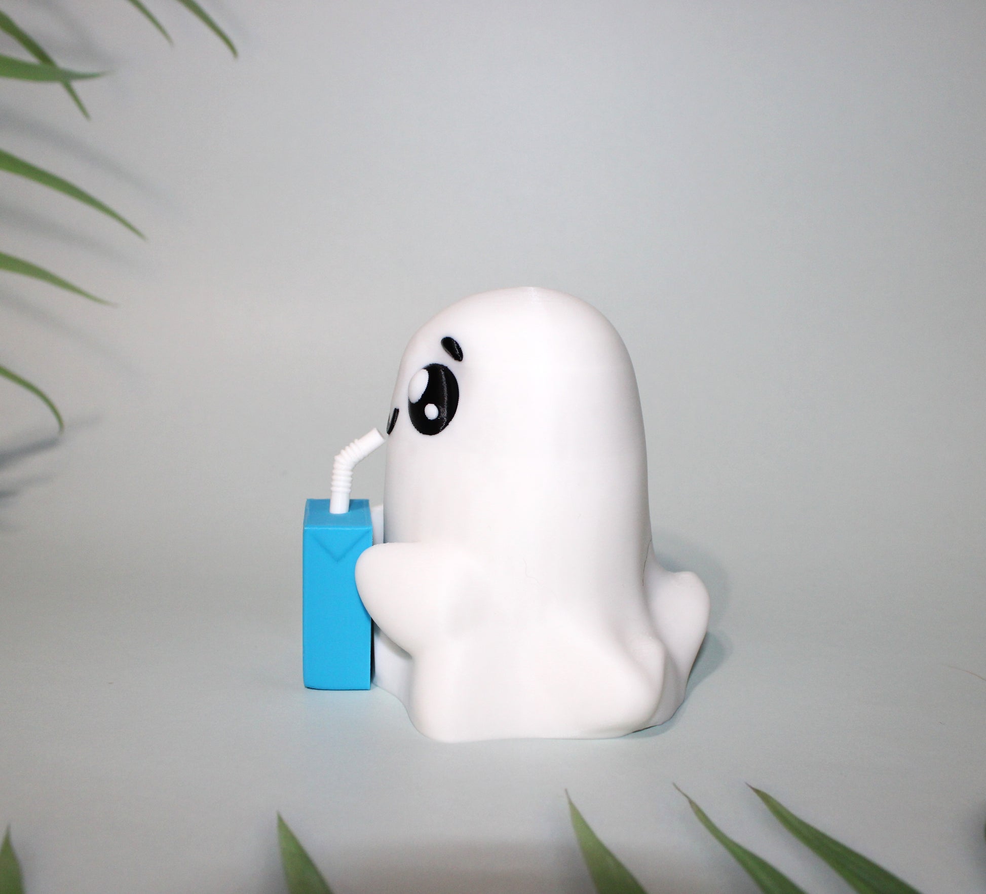 Cutie Ghost 4 inches Tall-Full Color 3D Printed Figurine Toy - Wonderland 3D Printing 