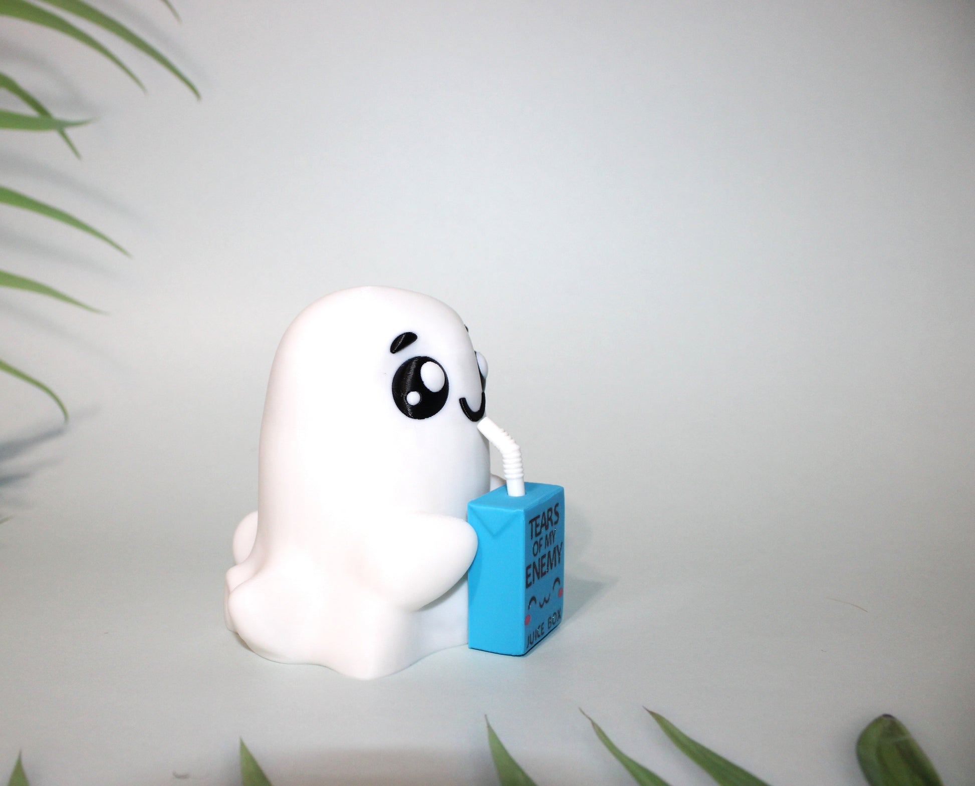 Cutie Ghost 4 inches Tall-Full Color 3D Printed Figurine Toy - Wonderland 3D Printing 
