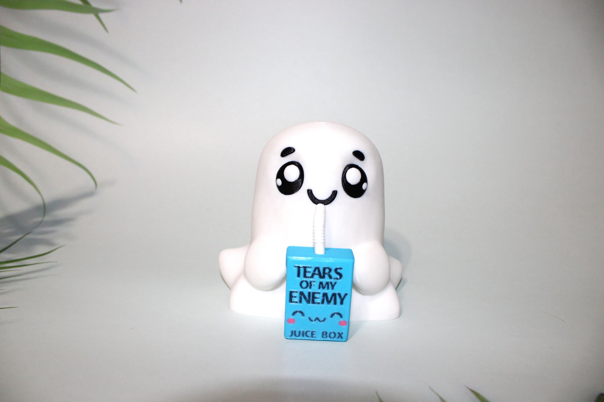 Cutie Ghost 4 inches Tall-Full Color 3D Printed Figurine Toy - Wonderland 3D Printing 