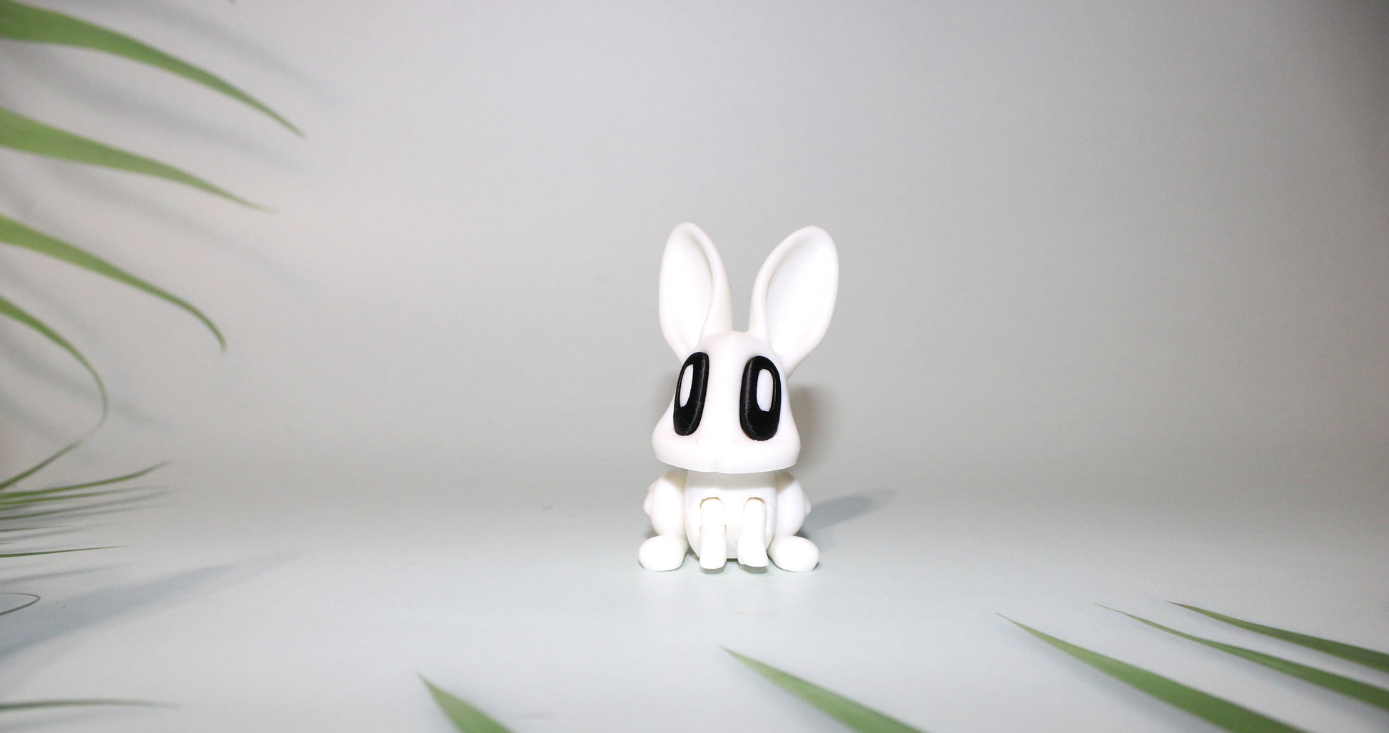 Bunnies 3.5 or 2.5 inches tall - Full Color 3D Printed Toy - Wonderland 3D Printing 