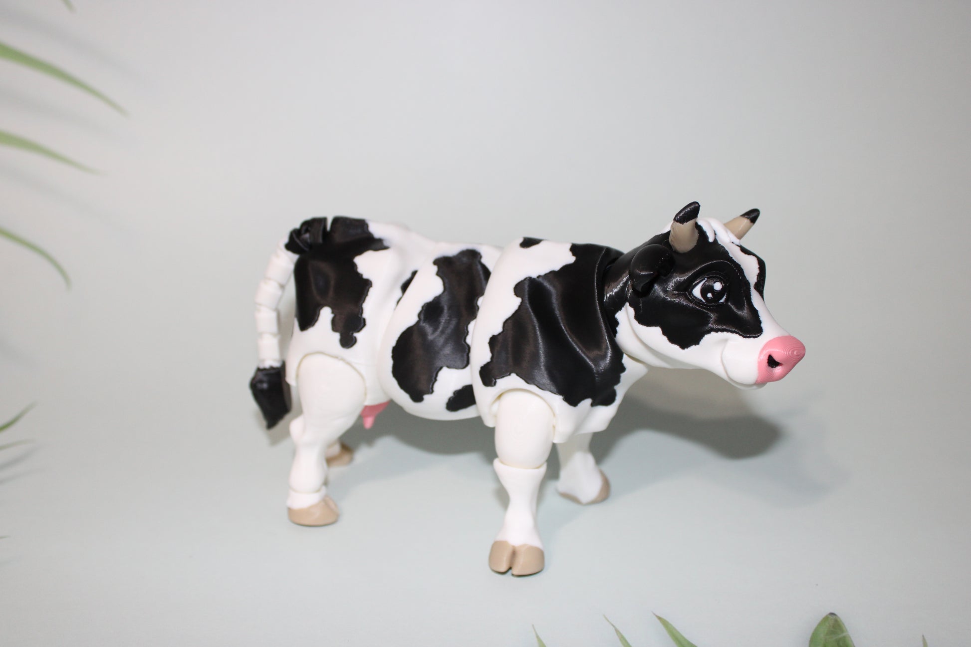 Cow or Highland Cow 3D Printed Articulated Flexi Figurine - Wonderland 3D Printing 