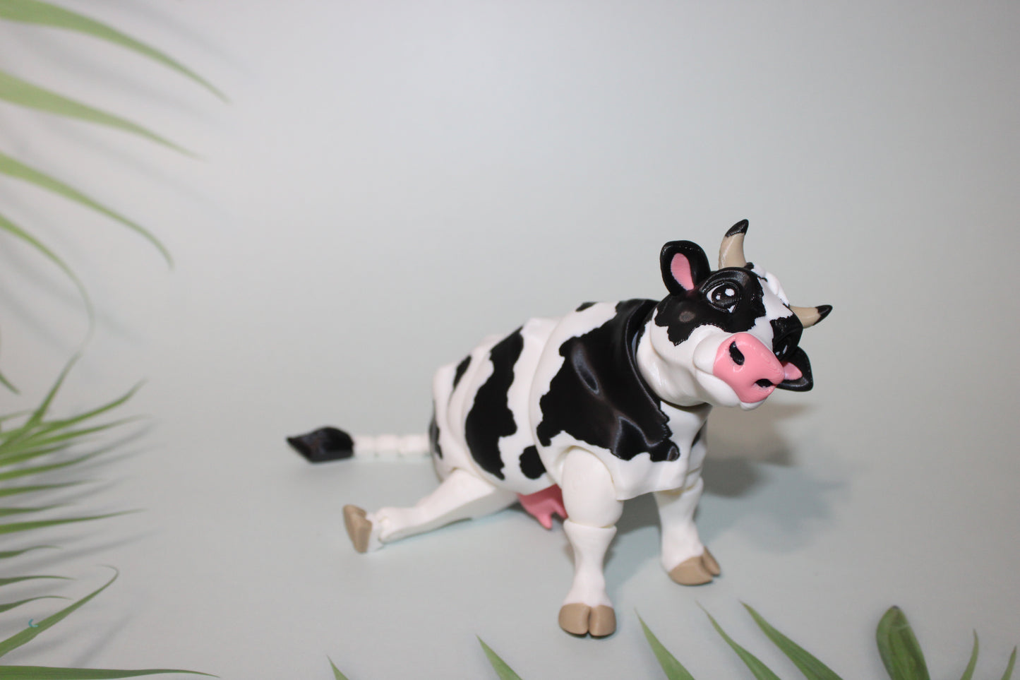 Cow or Highland Cow 3D Printed Articulated Flexi Figurine - Wonderland 3D Printing 