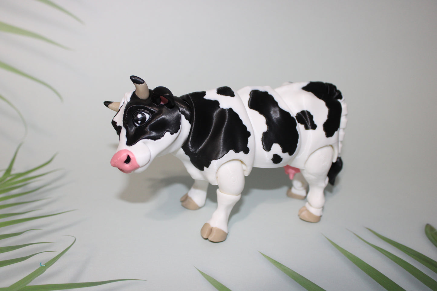 Cow or Highland Cow 3D Printed Articulated Flexi Figurine - Wonderland 3D Printing 