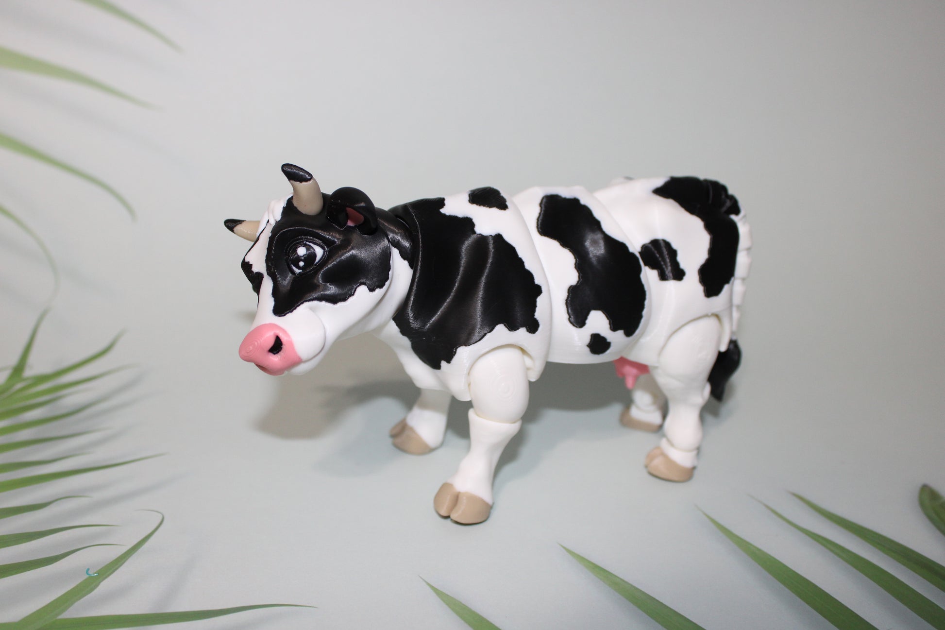 Cow or Highland Cow 3D Printed Articulated Flexi Figurine - Wonderland 3D Printing 